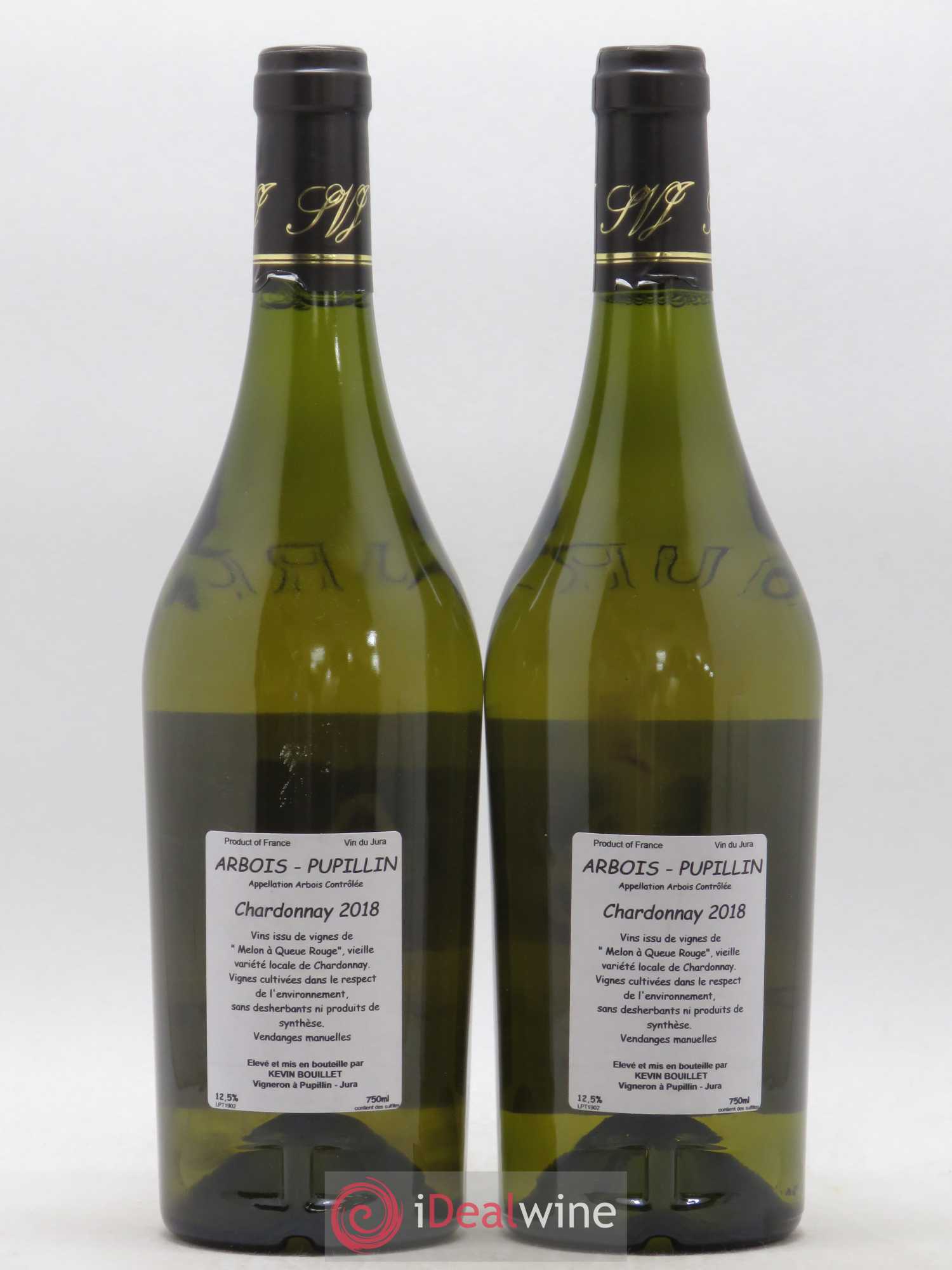 Arbois Pupillin Pépin Blanc Kevin Bouillet (sans prix de réserve) 2018 - Posten von 2 Flaschen - 1