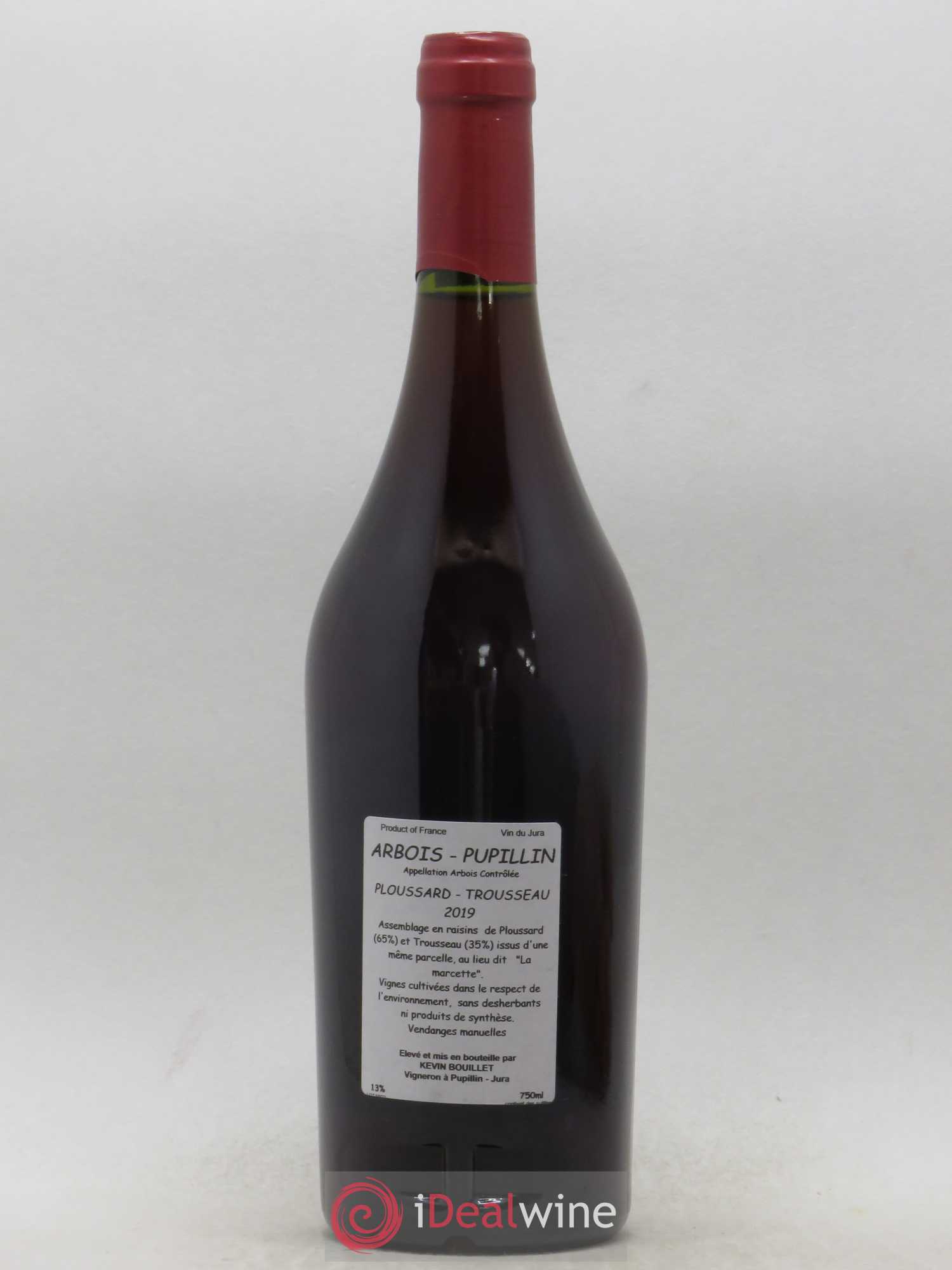 Arbois Pupillin Pépin Rouge Kevin Bouillet (sans prix de réserve) 2019 - Posten von 1 Flasche - 1