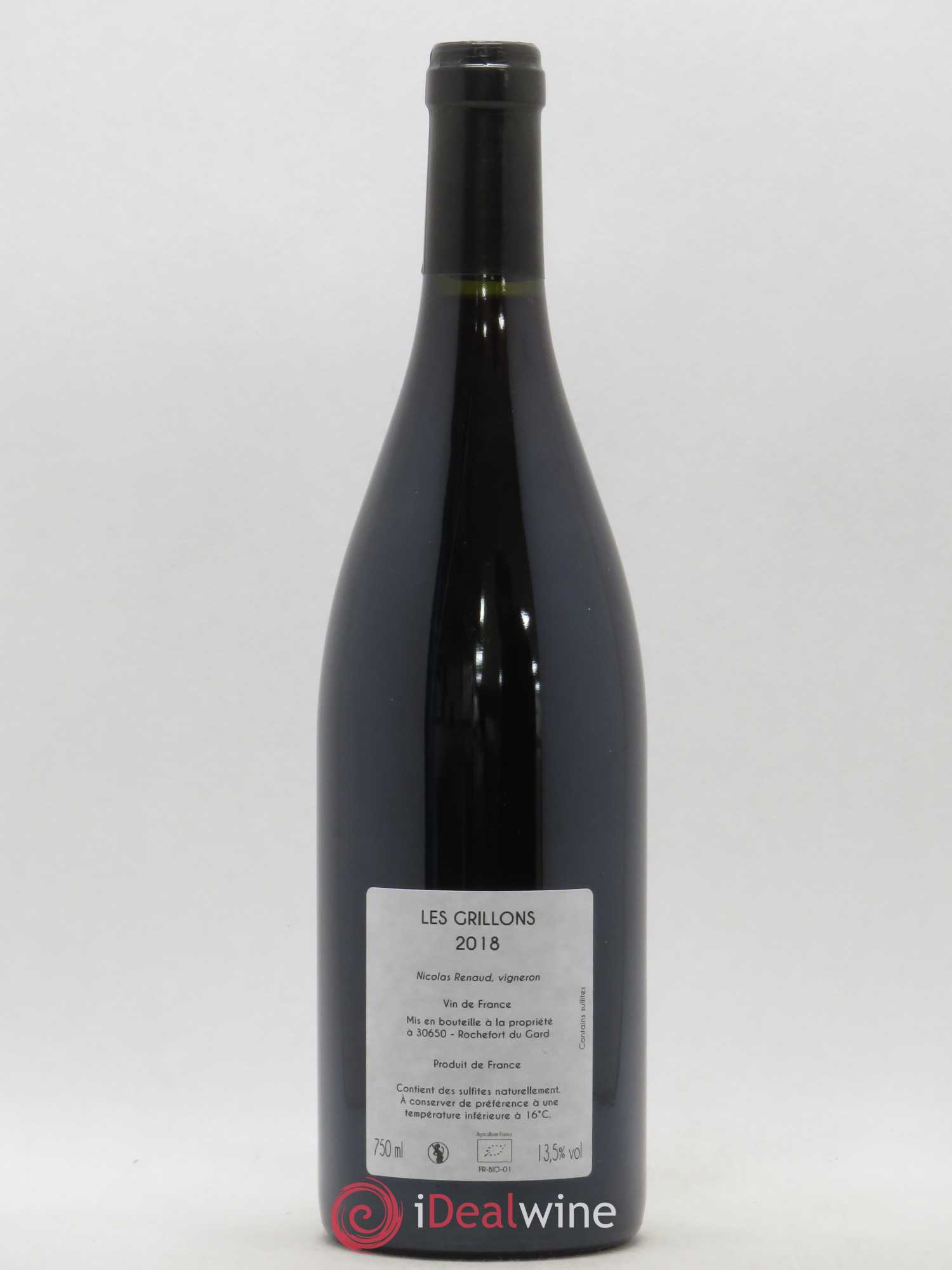Vin de France Clos des Grillons 2018 - Lot de 1 bouteille - 1
