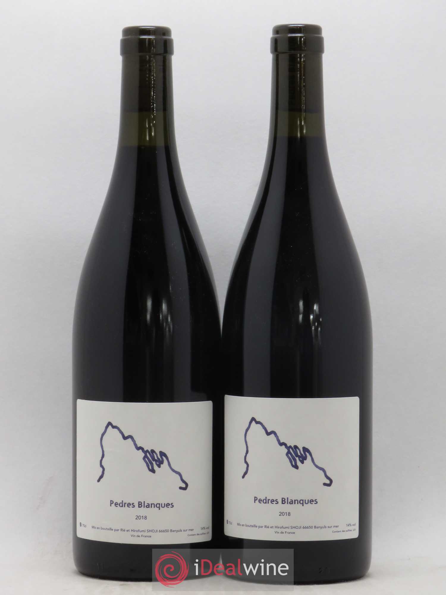 Vin de France Pedres Blanques Rié et Hirofumi Shoji 2018 - Lot de 2 bouteilles - 0