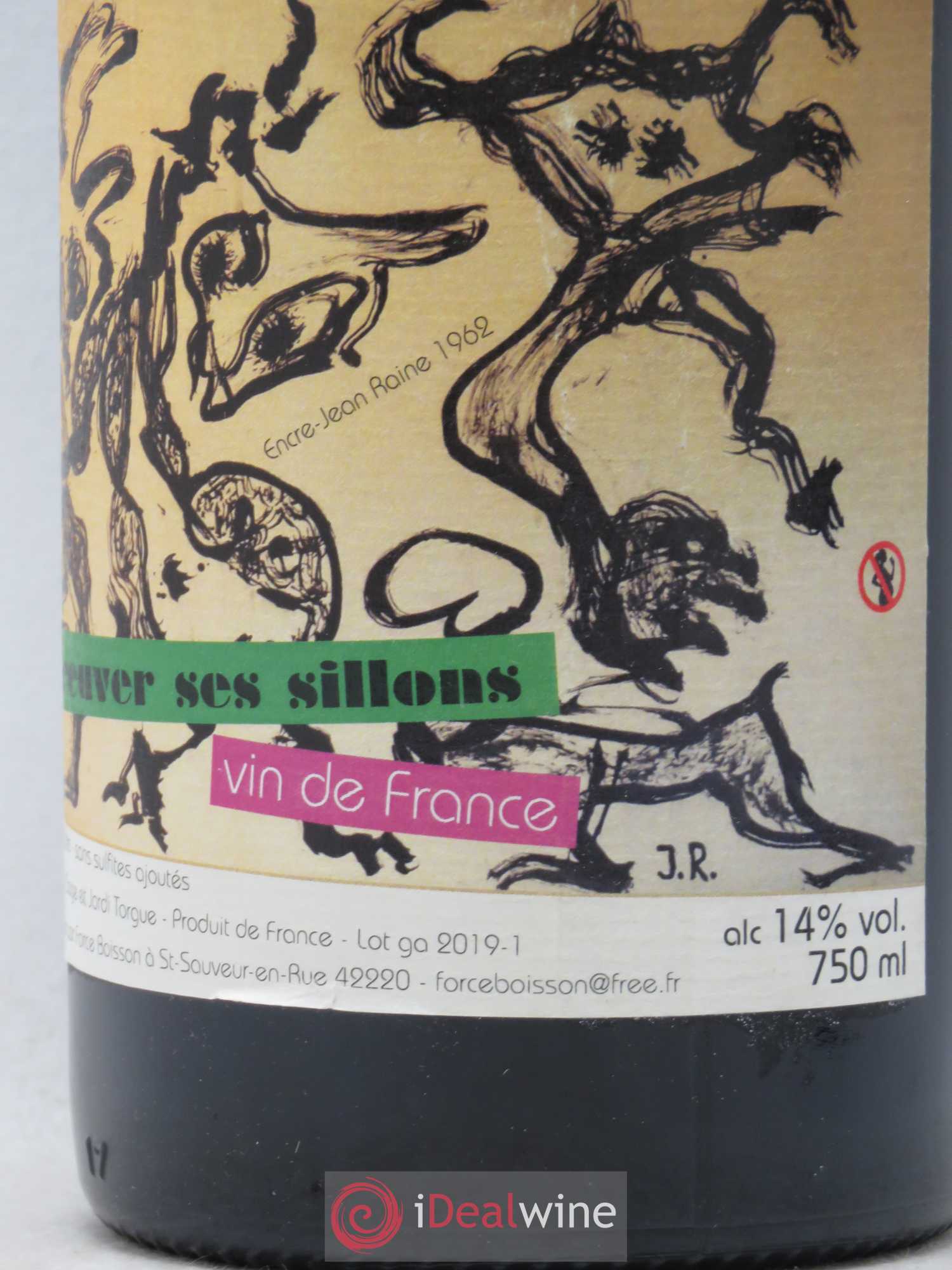 Vin de France Abreuver ses sillons Daniel Sage 2018 - Lot de 2 bouteilles - 1