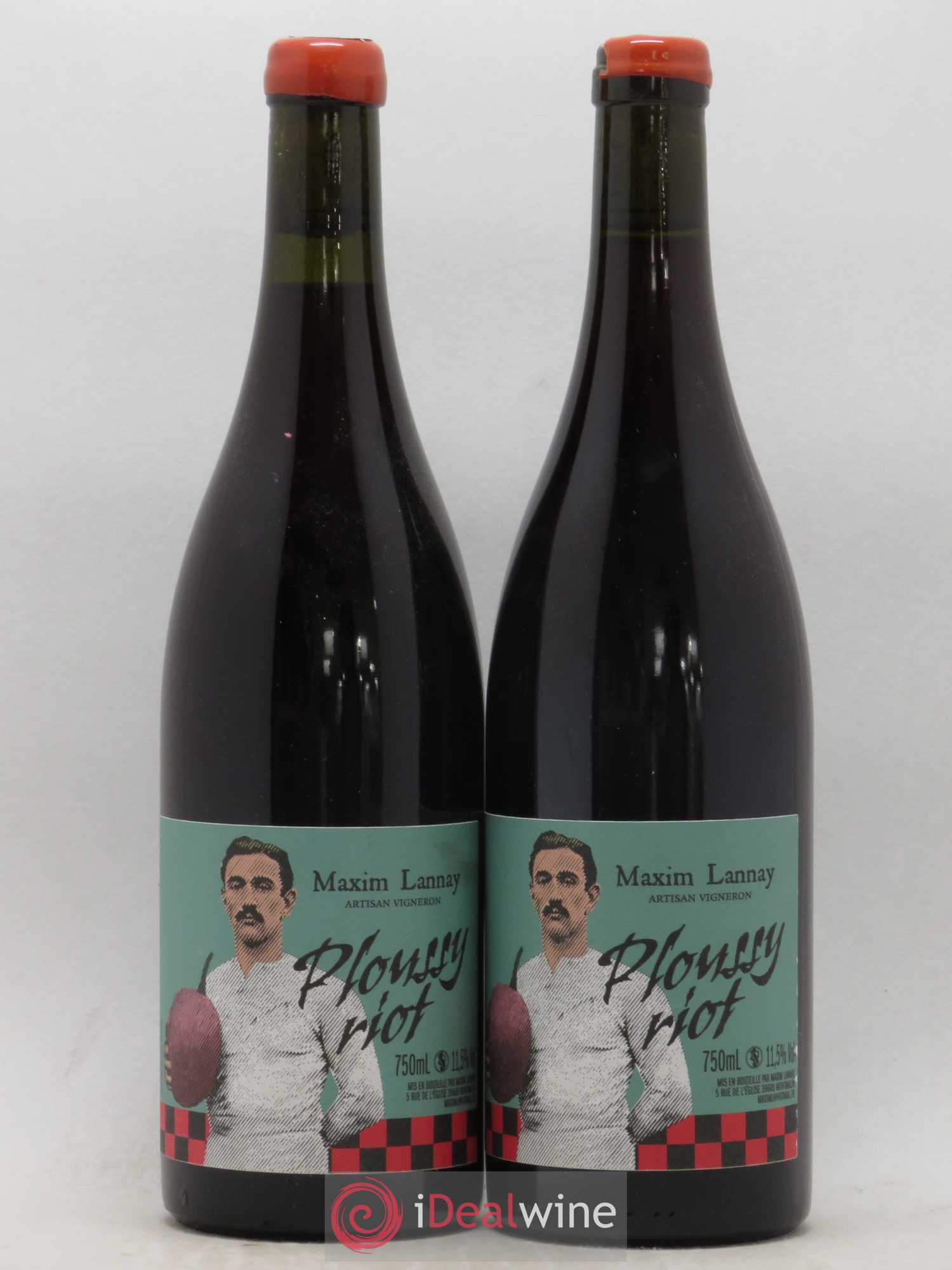 Vin de France Ploussy Riot Maxim Lannay 2018 - Lot de 2 bouteilles - 0