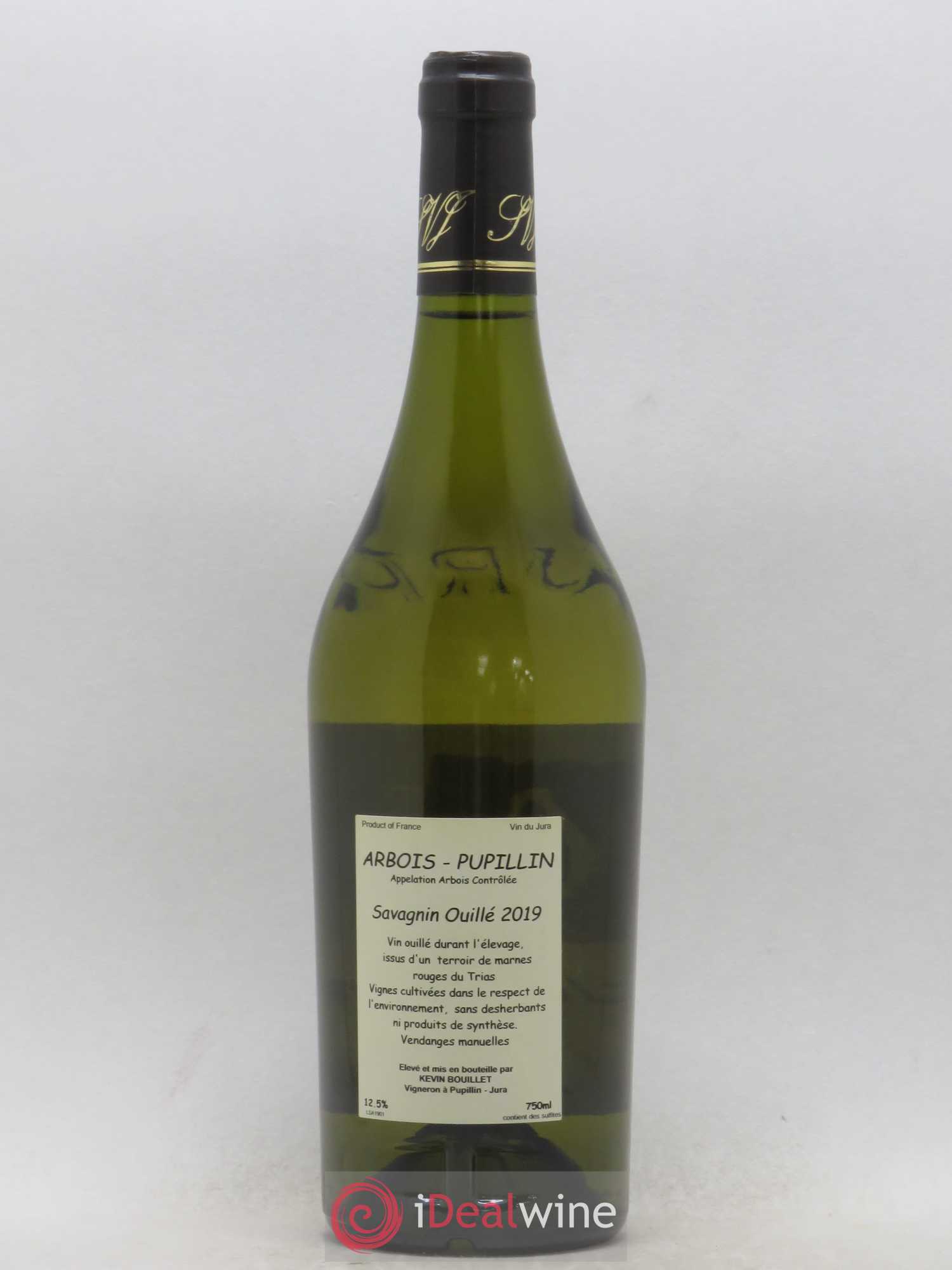 Arbois Pupillin Savagnin Ouillé Kevin Bouillet (sans prix de réserve) 2019 - Posten von 1 Flasche - 1