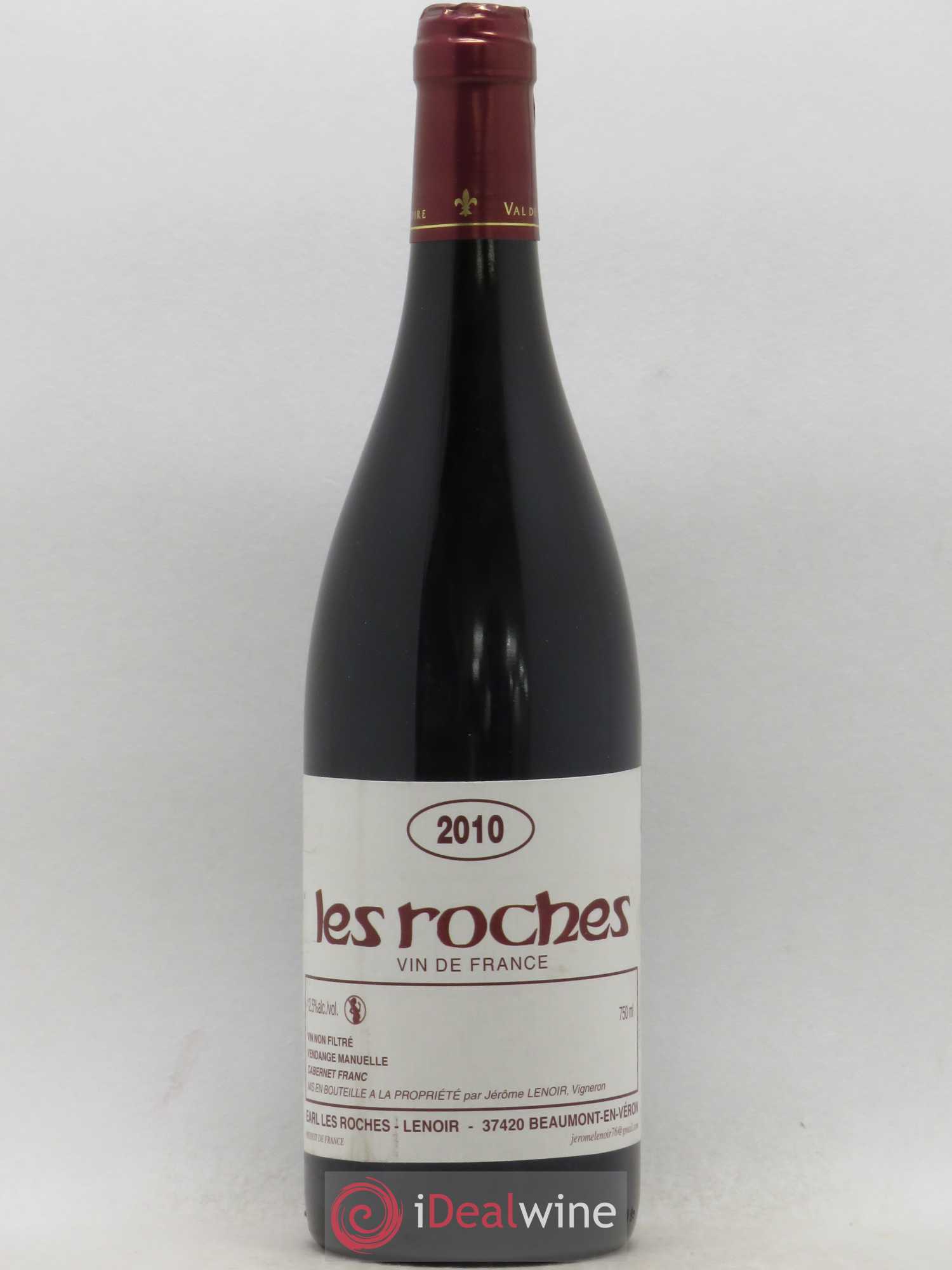Chinon Les Roches Lenoir (Domaine) 2010 - Lot de 1 bouteille - 0