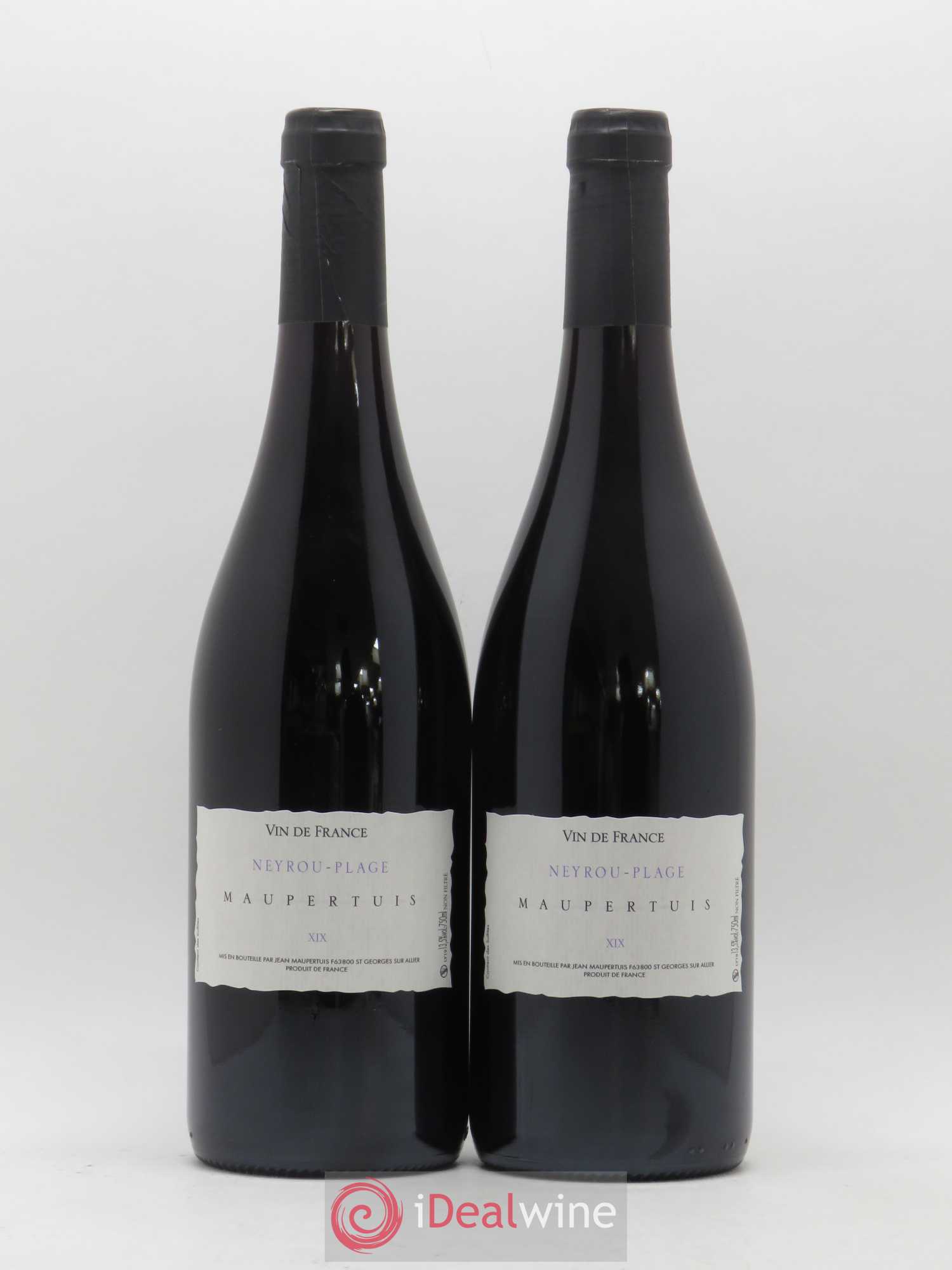 Vin de France Neyrou Plage Jean Maupertuis 2019 - Lot de 2 bouteilles - 0