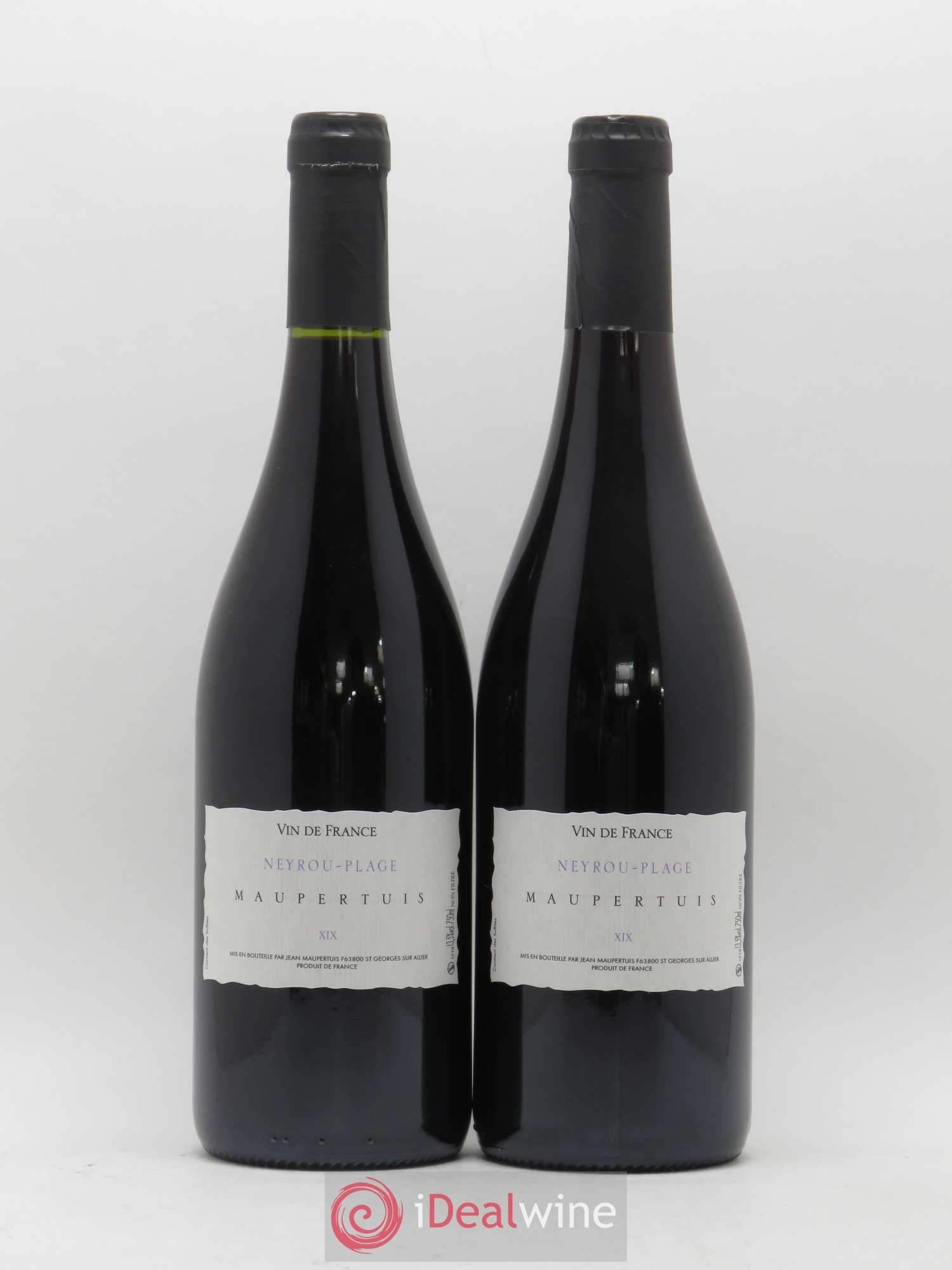 Vin de France Neyrou Plage Jean Maupertuis 2019 - Lot de 2 bouteilles - 0