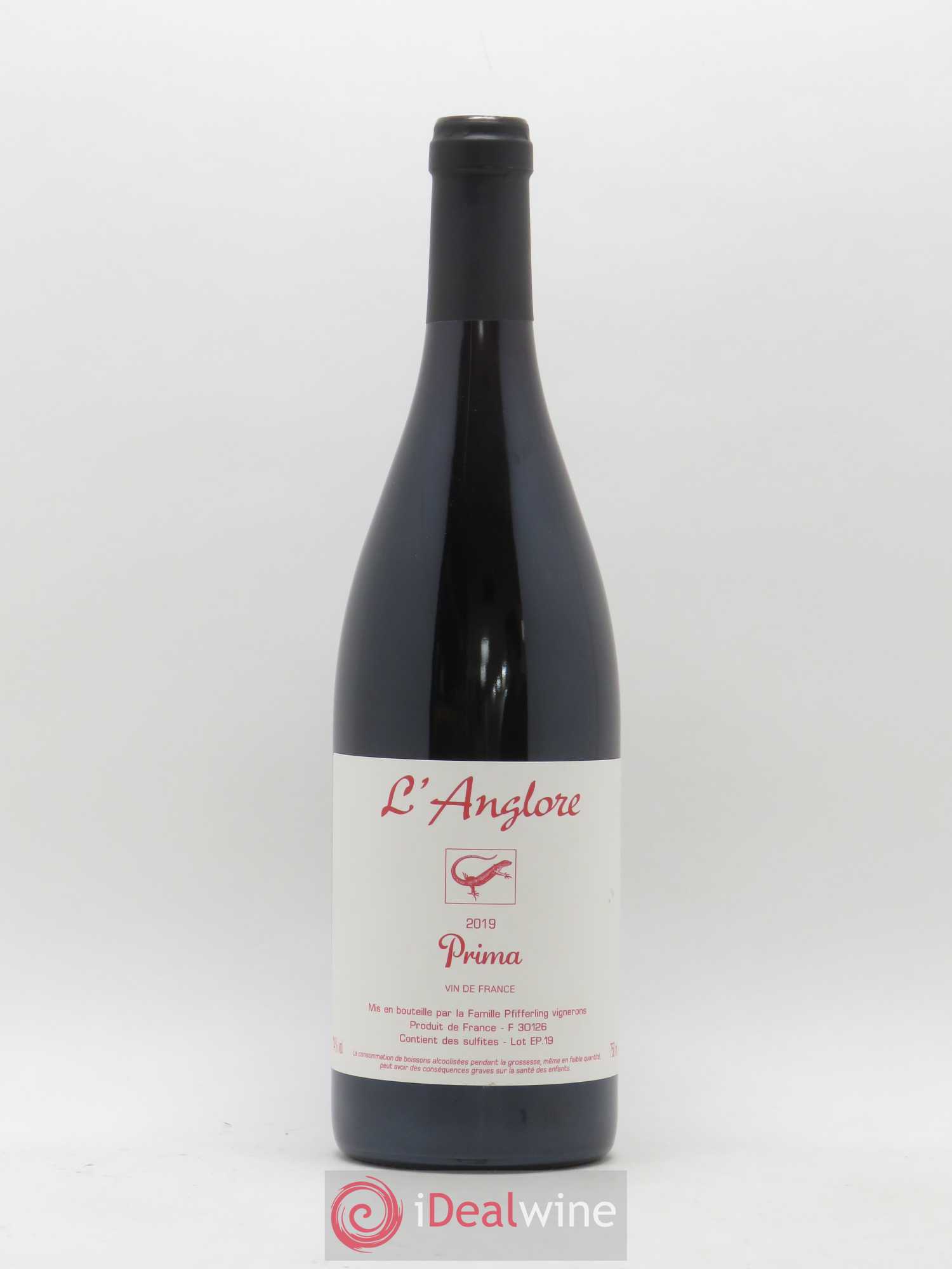 Vin de France Prima L'Anglore 2019 - Lot de 1 bouteille - 0