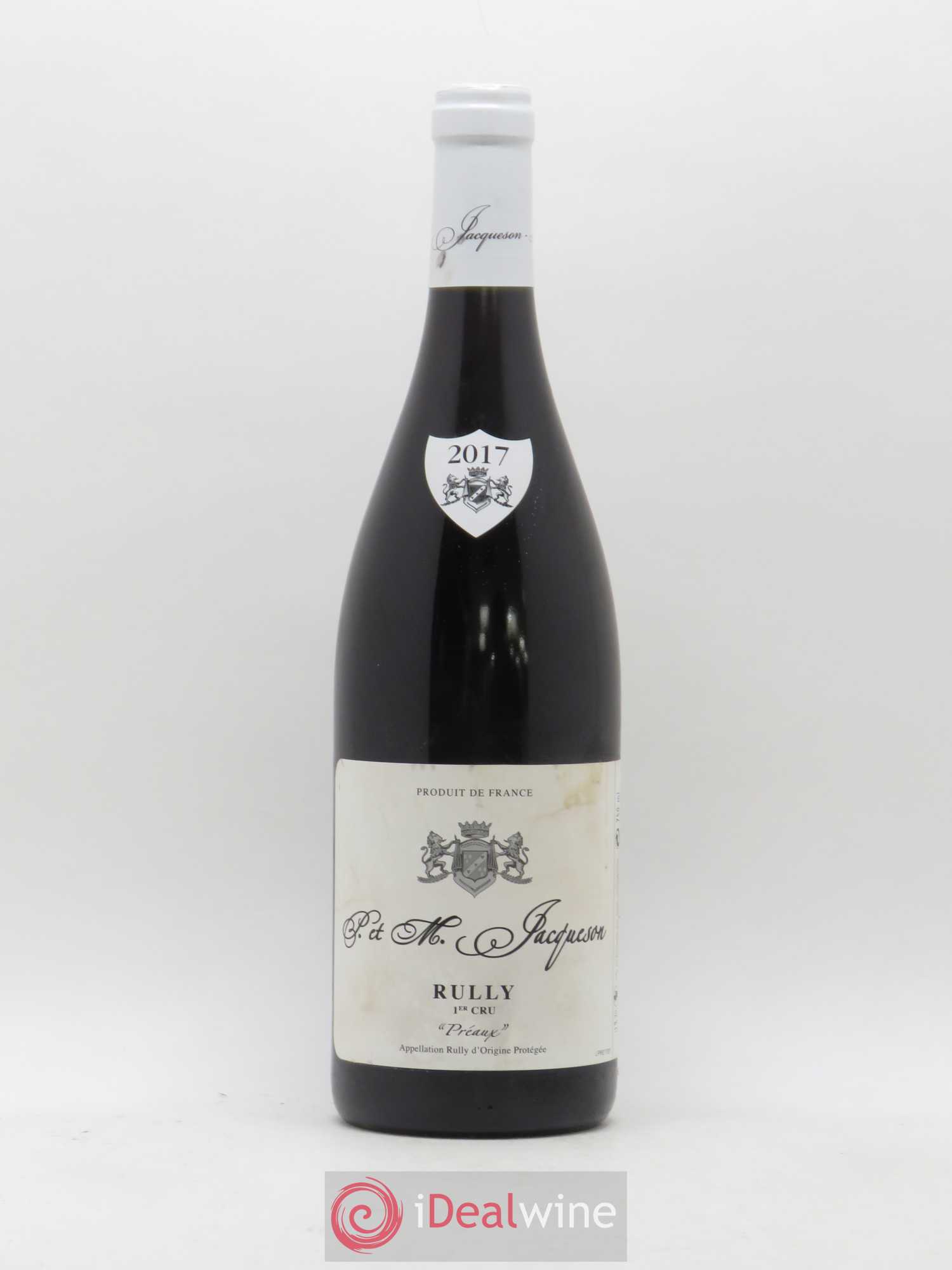 Rully 1er Cru Préaux Paul & Marie Jacqueson (sans prix de réserve) 2017 - Lot de 1 bouteille - 0
