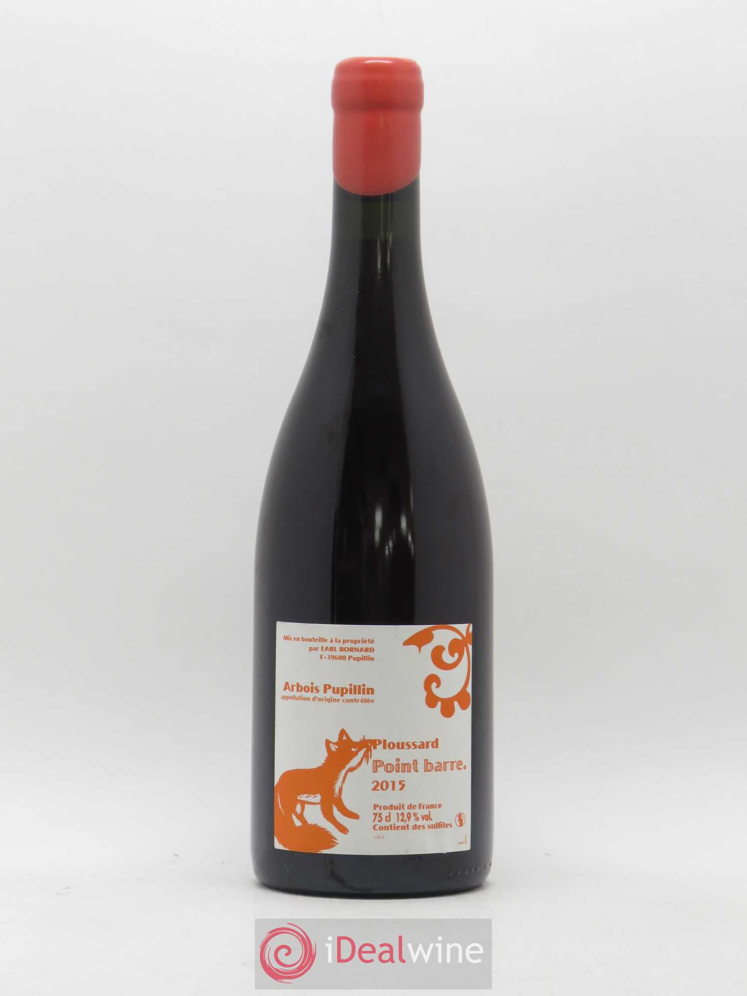 Arbois-Pupillin Ploussard Point Barre Bornard 2015 - Lot de 1 bouteille - 0