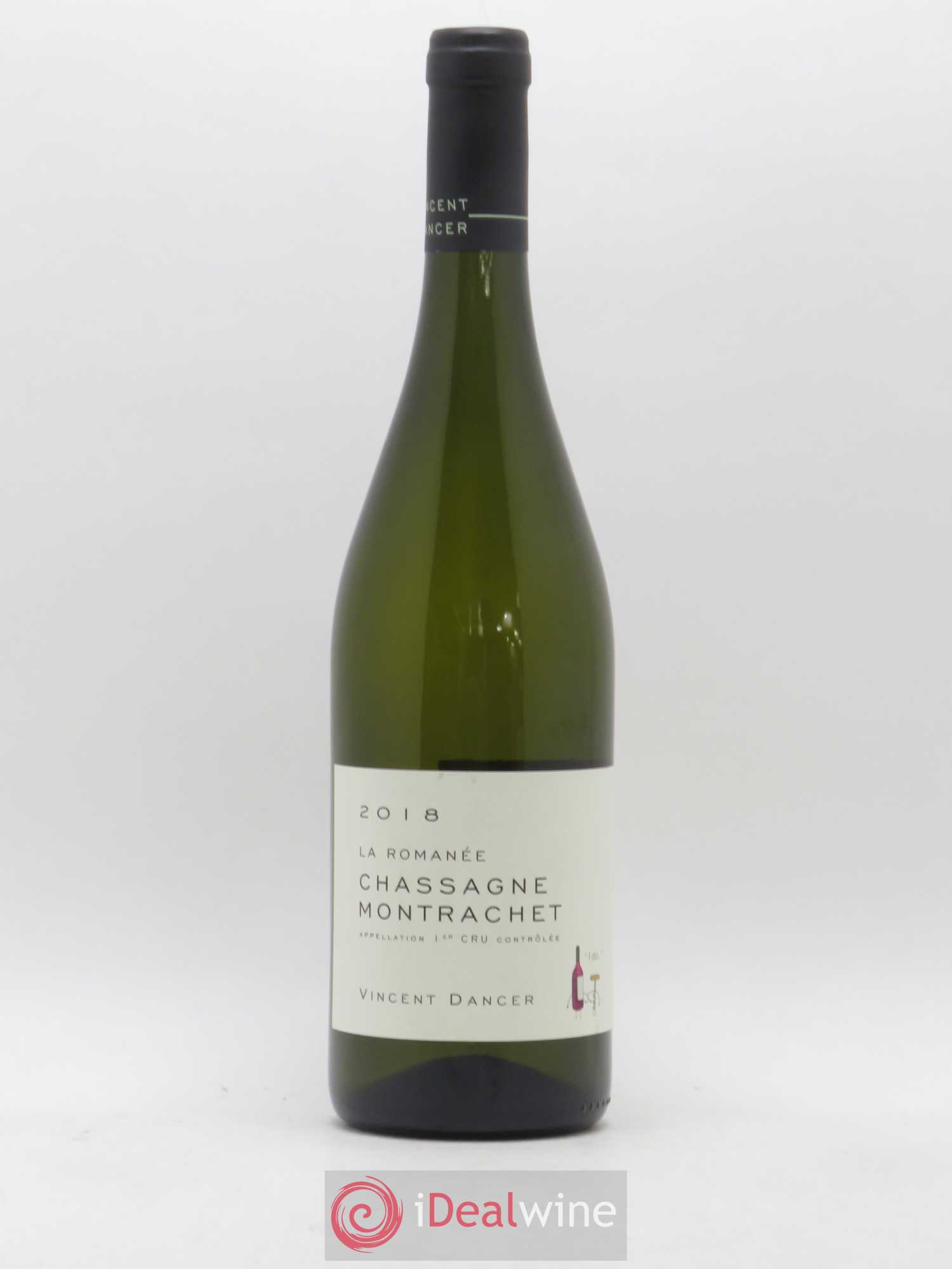 Chassagne-Montrachet 1er Cru La Romanée Vincent Dancer 2018 - Lot de 1 bouteille - 0