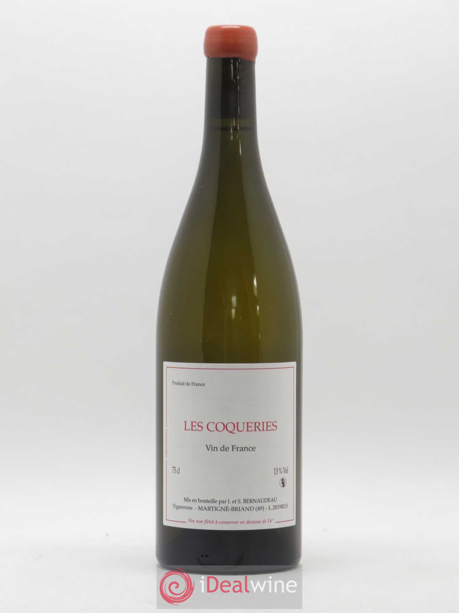 Vin de France Les Coqueries Stéphane Bernaudeau (Domaine) 2019 - Lot de 1 bouteille - 0