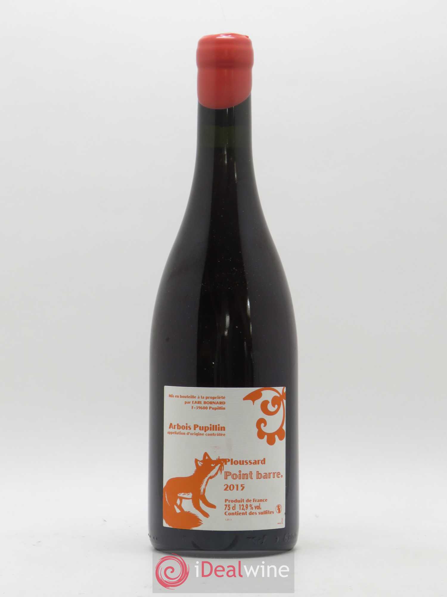 Arbois-Pupillin Ploussard Point Barre Bornard 2015 - Lot de 1 bouteille - 0