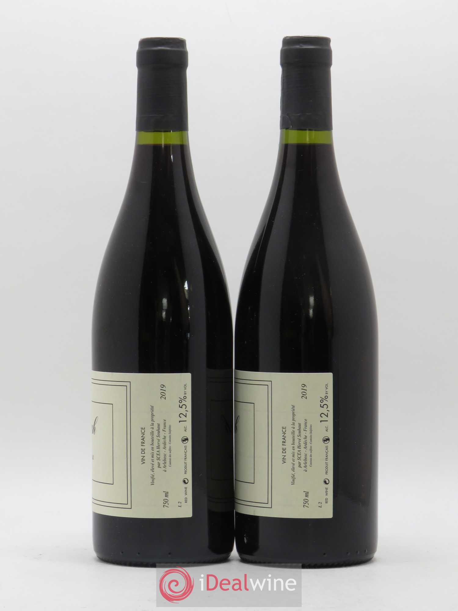 Vin de France Syrah Hervé Souhaut - Domaine Romaneaux-Destezet 2019 - Lot de 2 bouteilles - 1