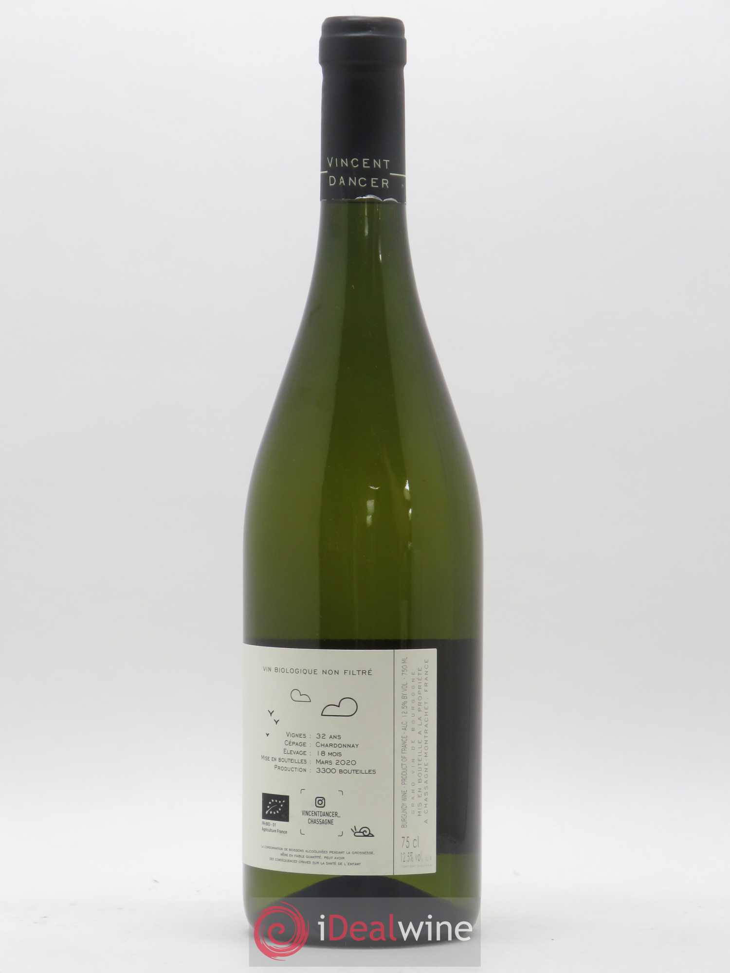 Meursault Les Corbins Vincent Dancer 2018 - Lot de 1 bouteille - 1