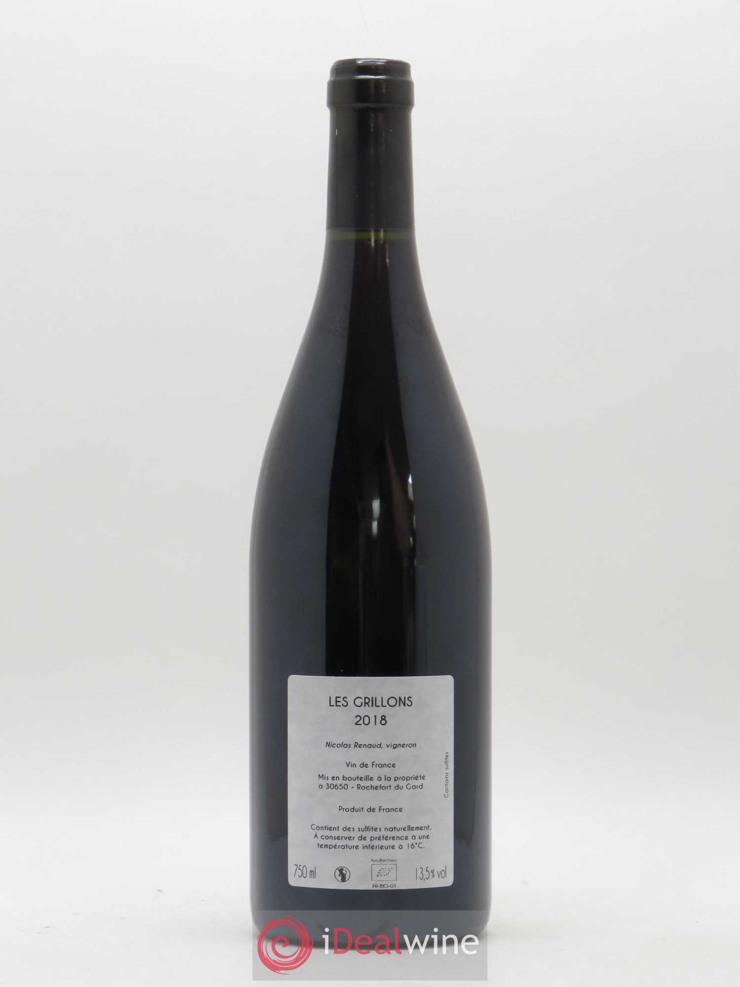 Vin de France Les Grillons Clos des Grillons 2018 - Posten von 1 Flasche - 1
