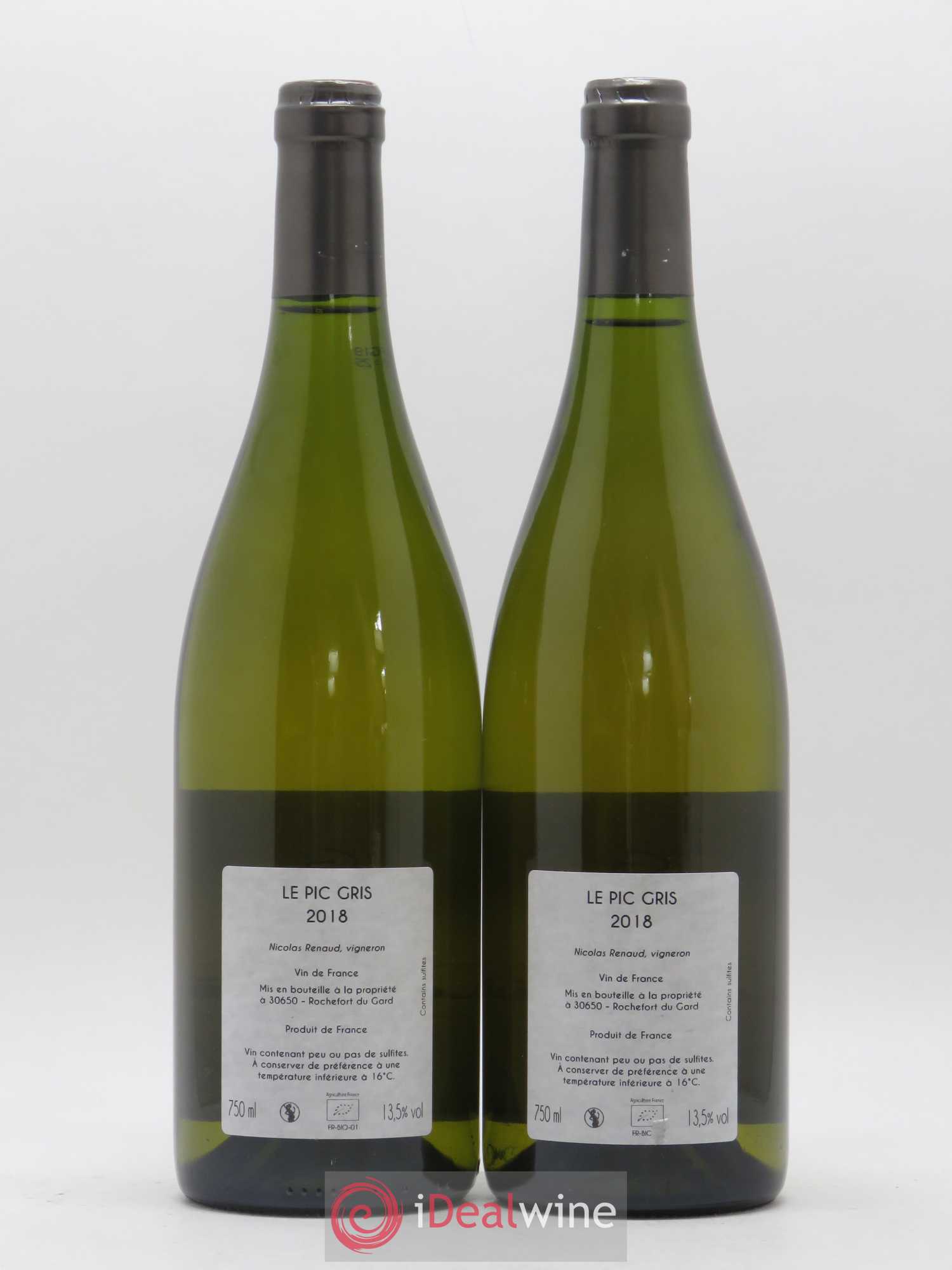 Vin de France Le Pic Gris Clos des Grillons 2018 - Posten von 2 Flaschen - 1
