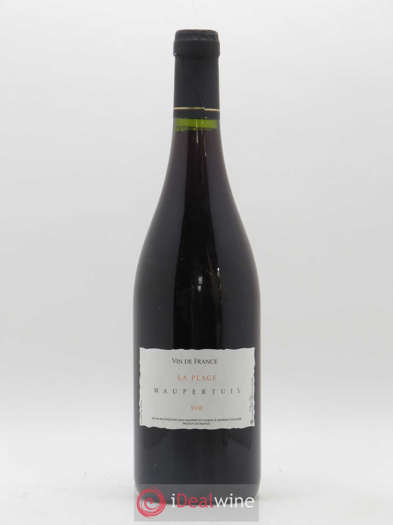Vin de France La Plage Maupertuis 2018 - Lot de 1 bouteille - 0