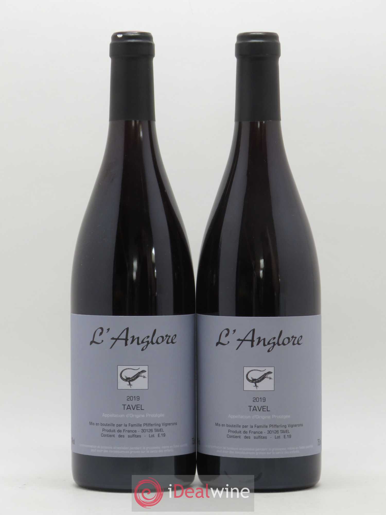 Tavel L'Anglore 2019 - Lot de 2 bouteilles - 0