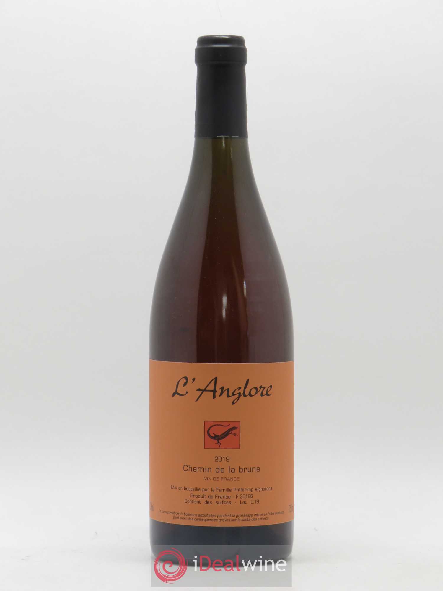 Vin de France Chemin de la brune L'Anglore 2019 - Lot de 1 bouteille - 0