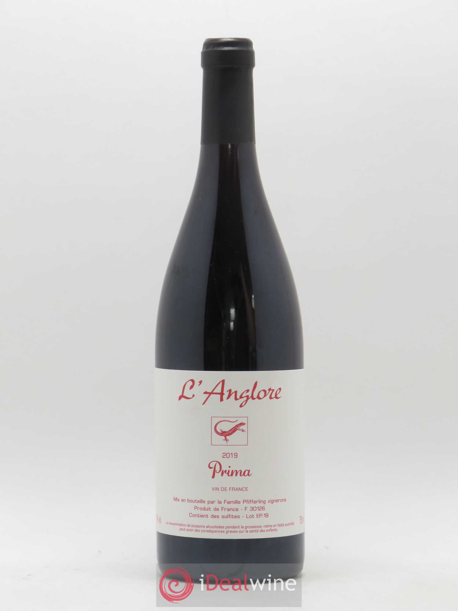 Vin de France Prima L'Anglore 2019 - Lot de 1 bouteille - 0