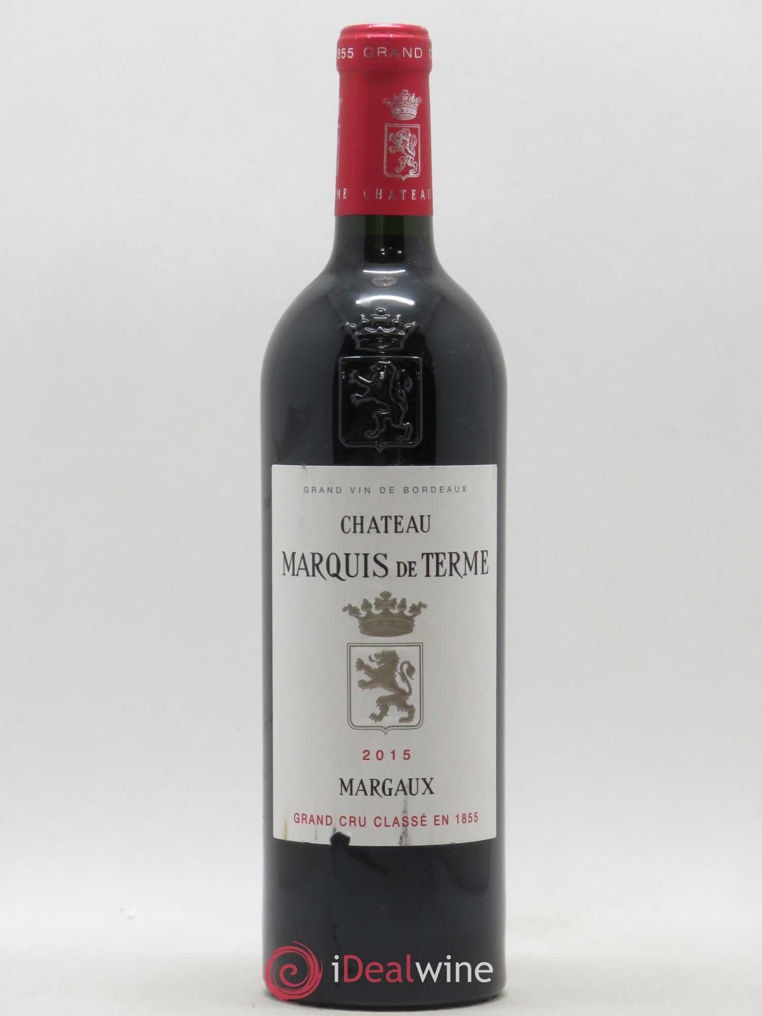 Château Marquis de Terme 4ème Grand Cru Classé 2015 - Lot de 1 bouteille - 0