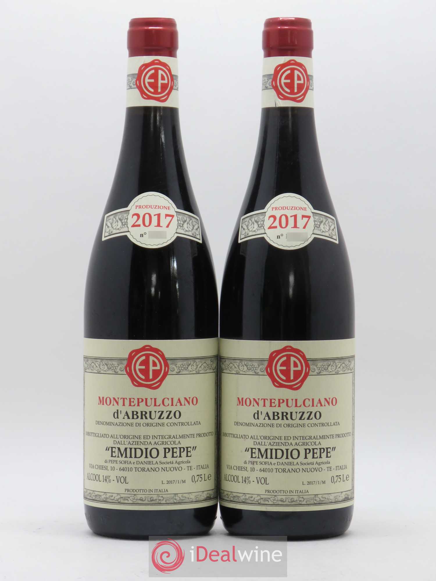 Montepulciano d'Abruzzo DOC Riserva Vecchie Viti Emidio Pepe 2017 - Lot de 2 bouteilles - 0