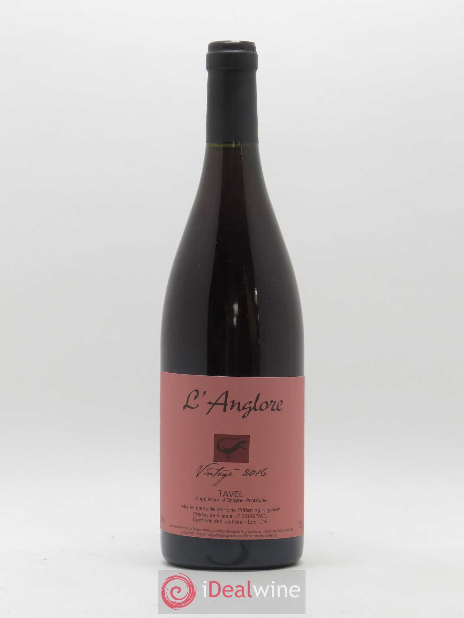 Tavel Vintage L'Anglore 2016 - Lot de 1 bouteille - 0