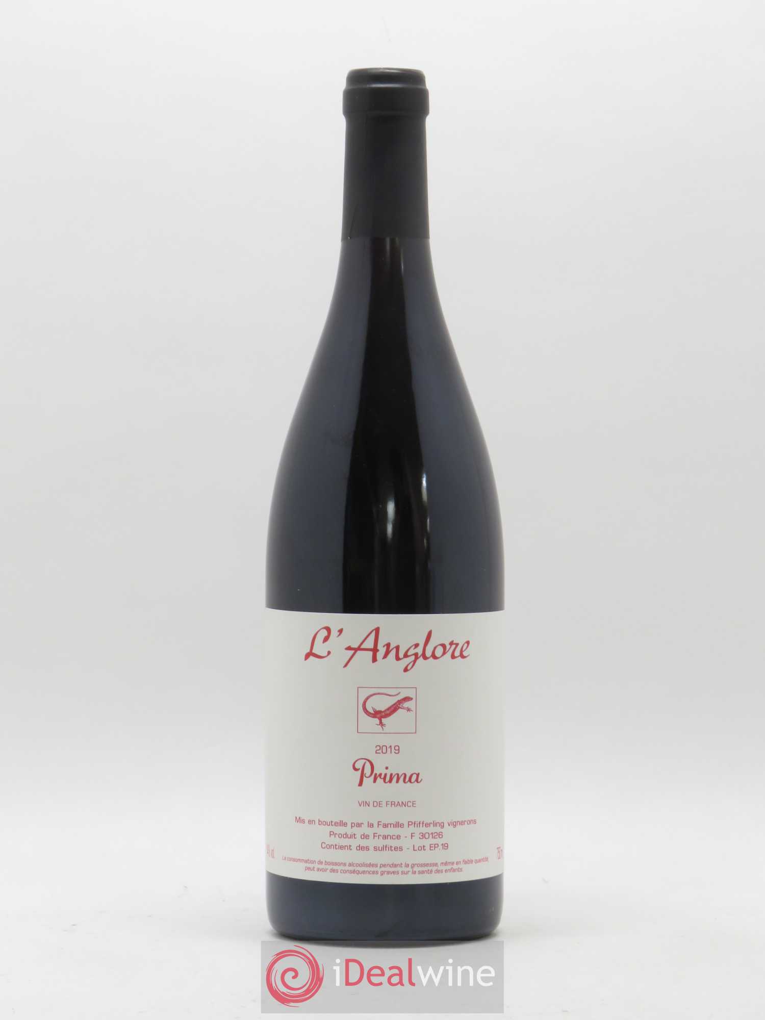 Vin de France Prima L'Anglore 2019 - Lot de 1 bouteille - 0