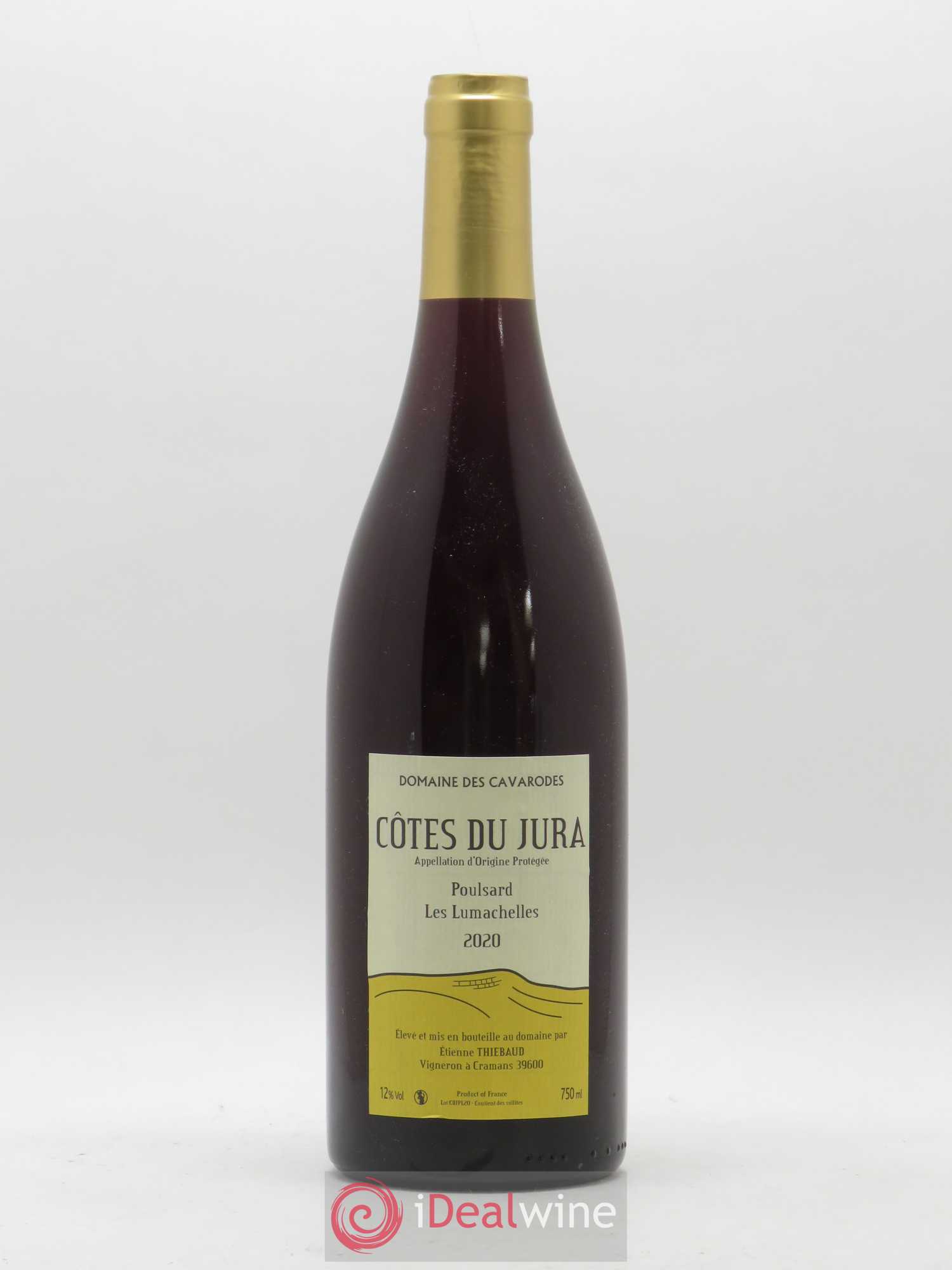 Côtes du Jura Poulsard Les Lumachelles Cavarodes (Domaine des) - Etienne Thiébaud 2020 - Lot de 1 bouteille - 0