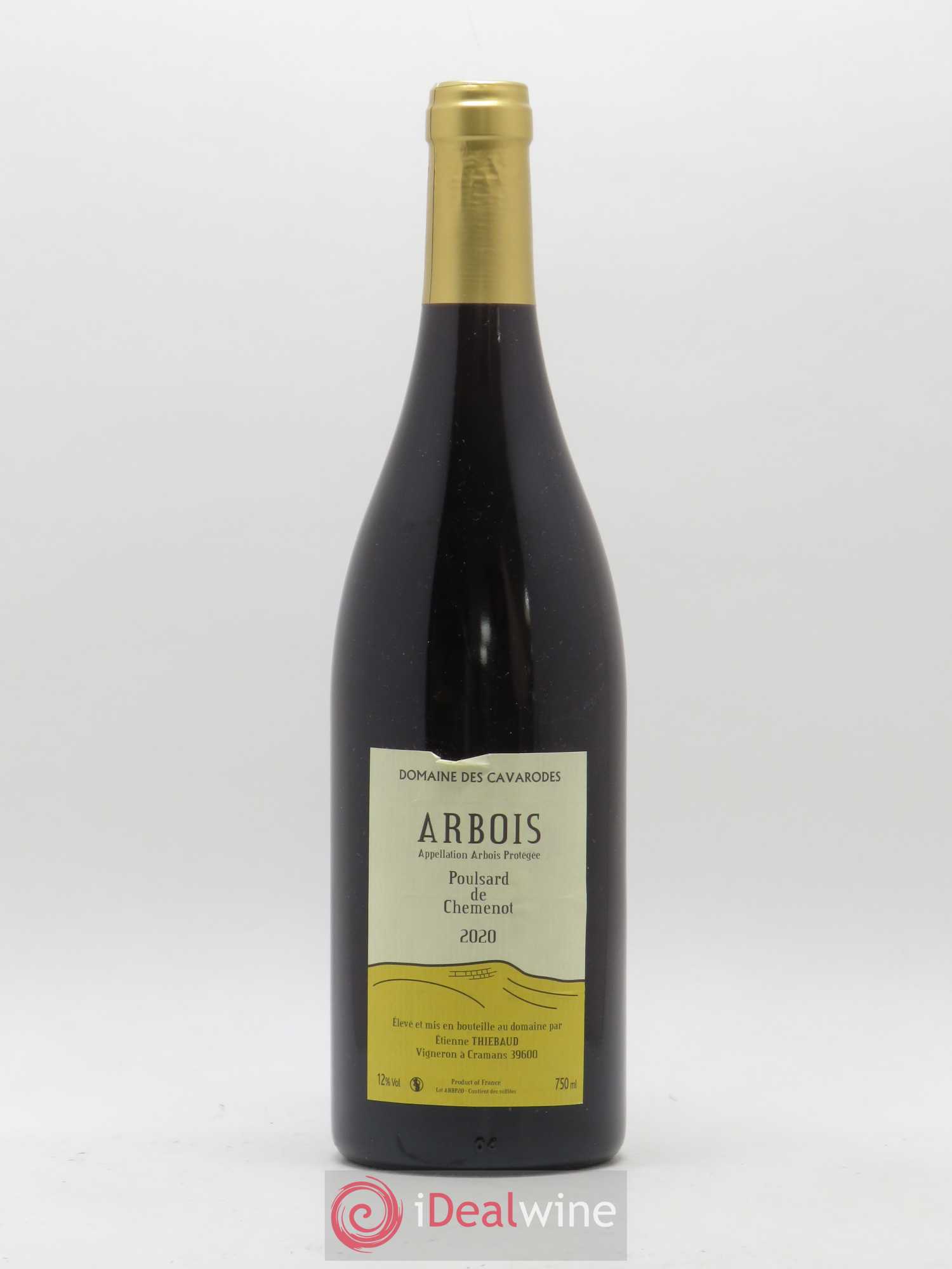 Arbois Poulsard de Chemenot Cavarodes (Domaine des) - Etienne Thiébaud 2020 - Lot de 1 bouteille - 0