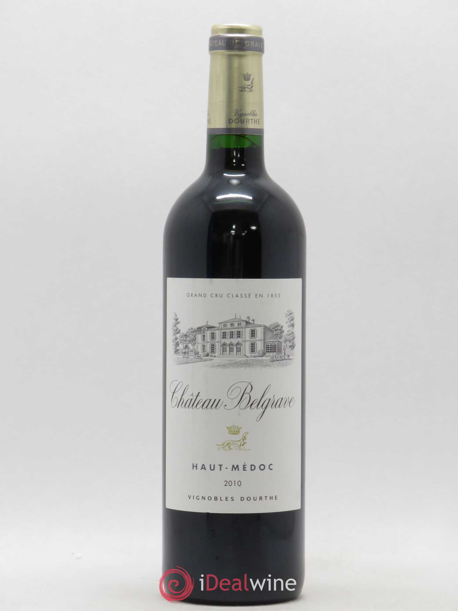 Château Belgrave 5ème Grand Cru Classé 2010 - Lot de 1 bouteille - 0