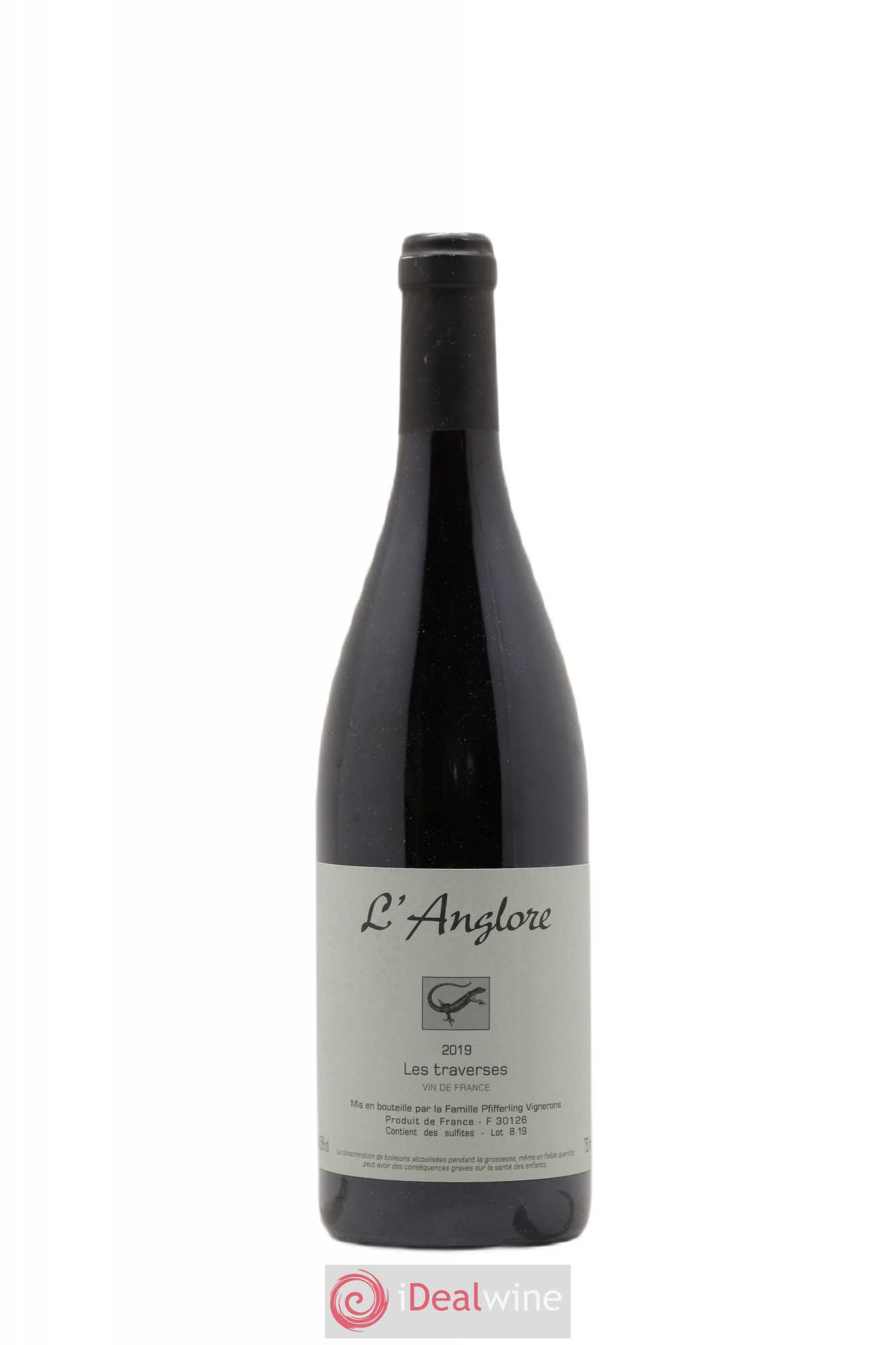 Vin de France Les Traverses L'Anglore 2019 - Lot de 1 bouteille - 0