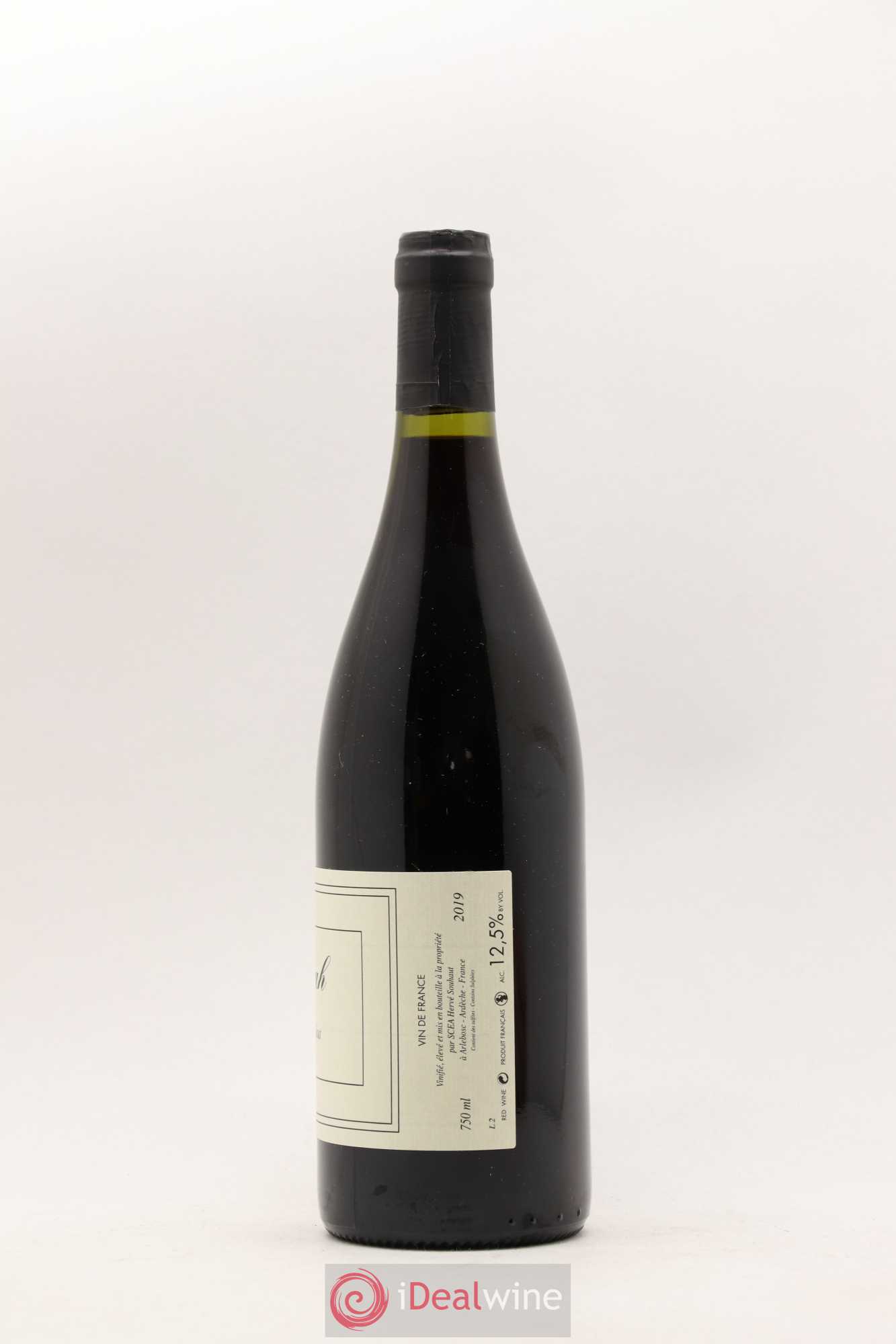 Vin de France Syrah Hervé Souhaut - Domaine Romaneaux-Destezet 2019 - Lot de 1 bouteille - 1