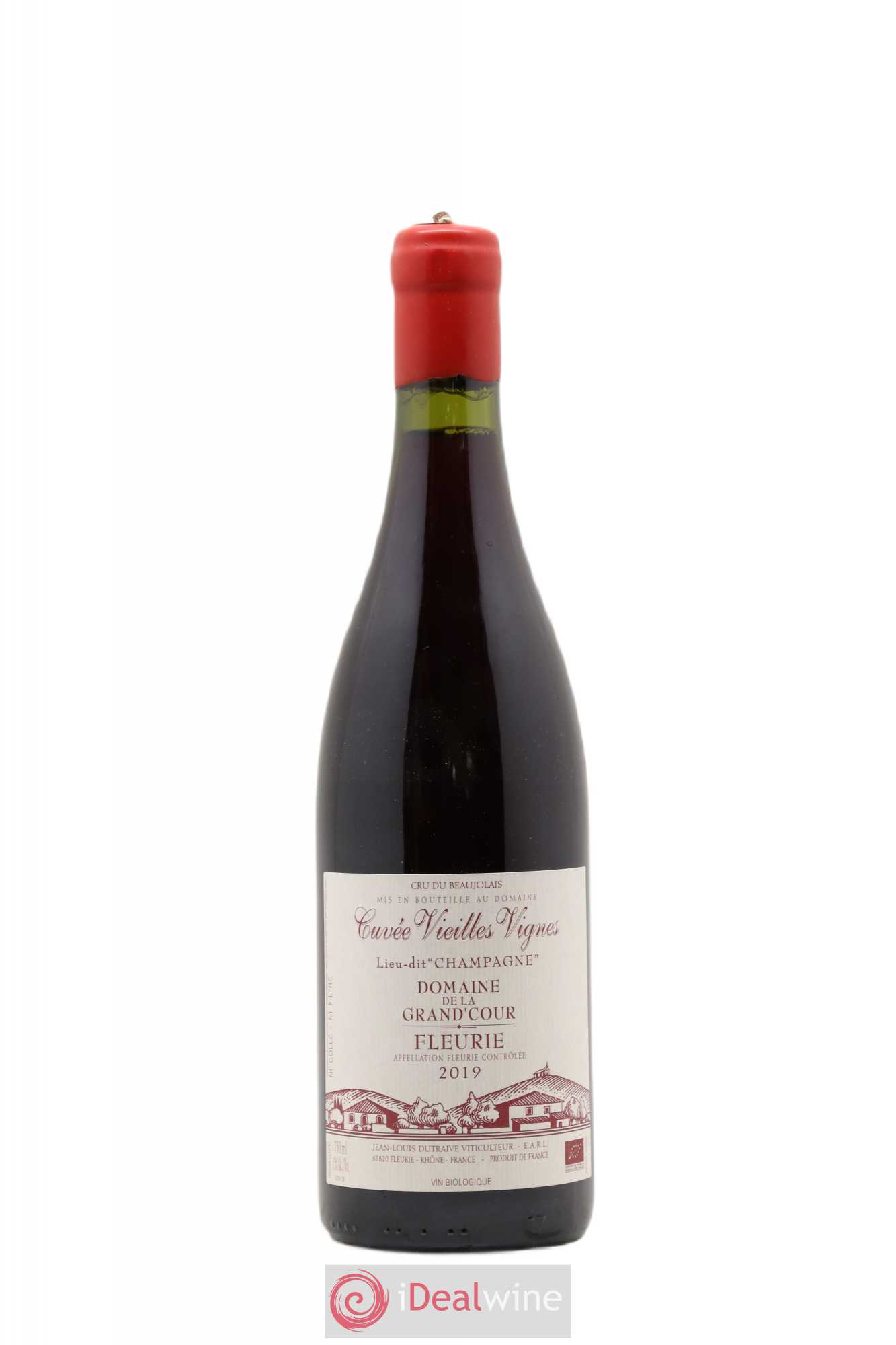 Fleurie Champagne - Cuvée Vieilles Vignes Grand'cour (Domaine de la) - Jean-Louis Dutraive 2019 - Lot de 1 bouteille - 0