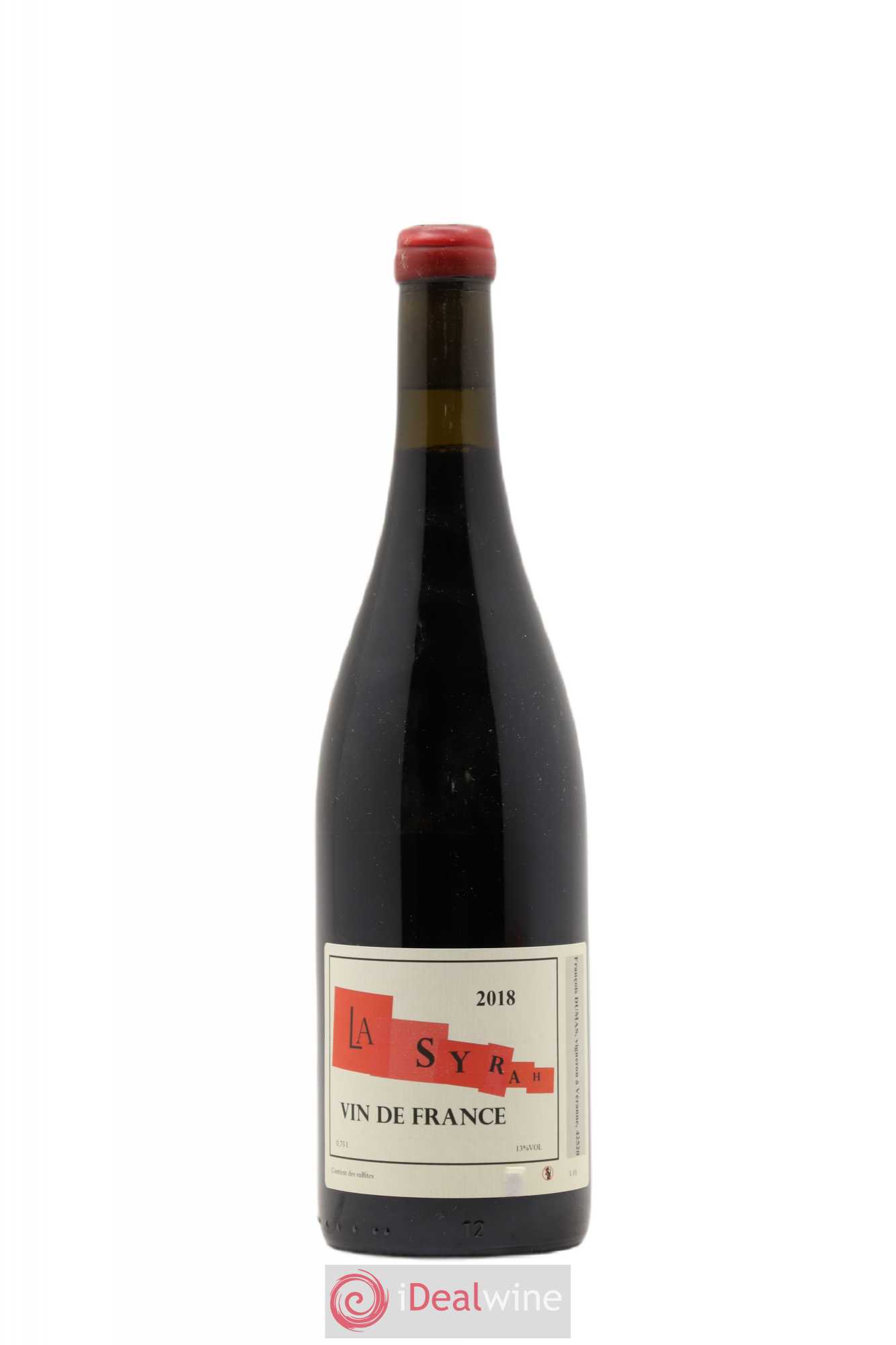 Vin de France La syrah Francois Dumas 2018 - Posten von 1 Flasche - 0