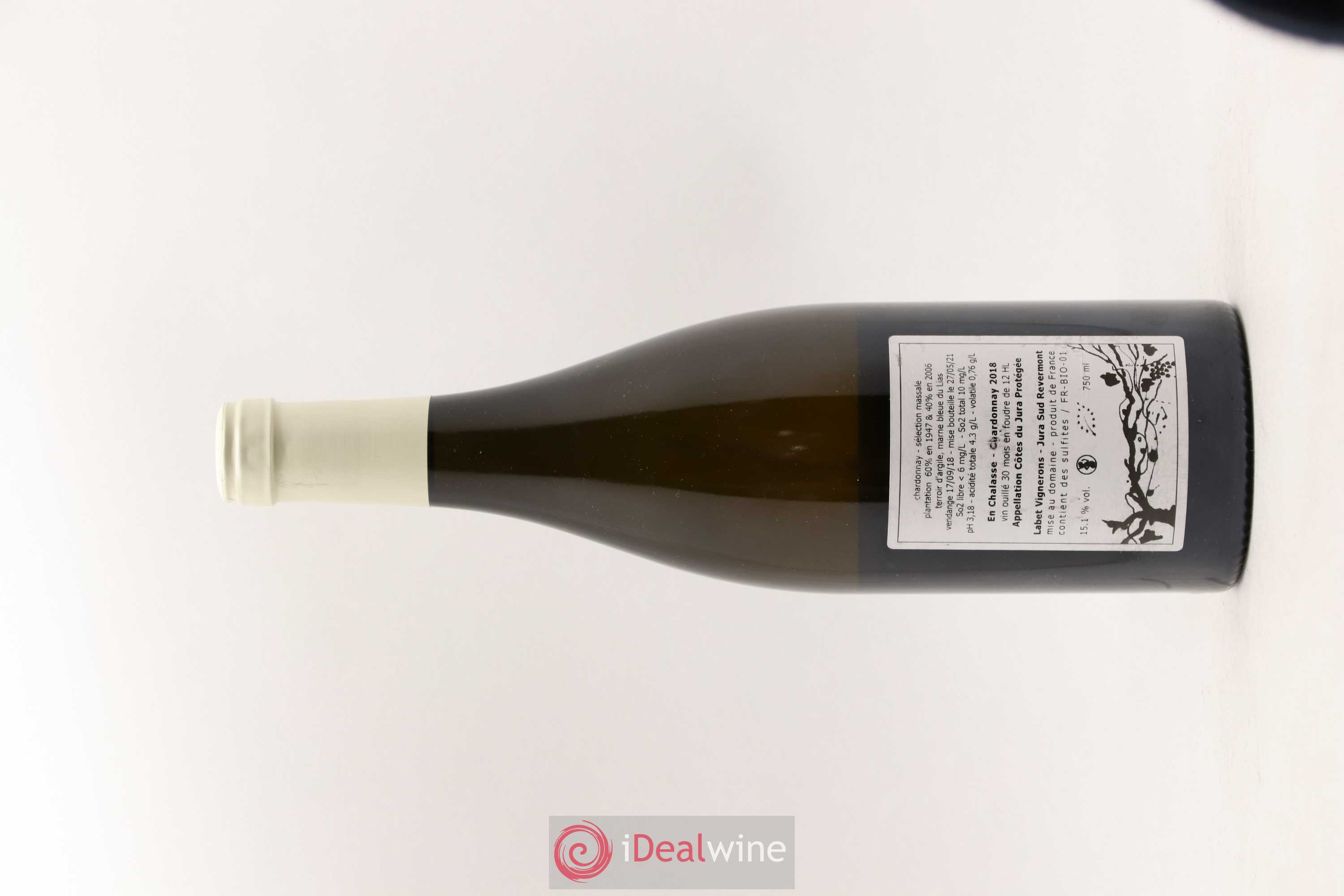 Côtes du Jura Chardonnay En Chalasse Romain - Julien - Charline Labet 2018 - Lot de 1 bouteille - 1