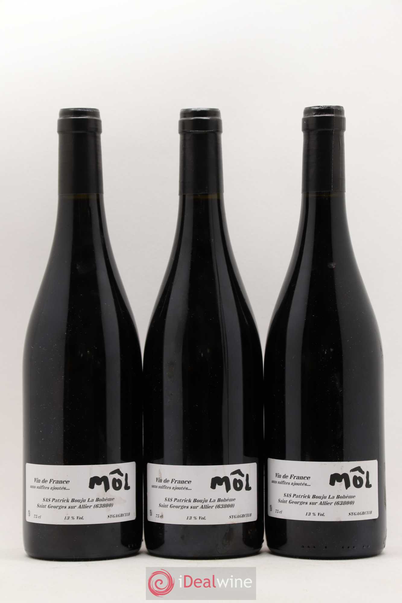 Vin de France Môl Patrick Bouju - La Bohème 2018 - Lot de 3 bouteilles - 1