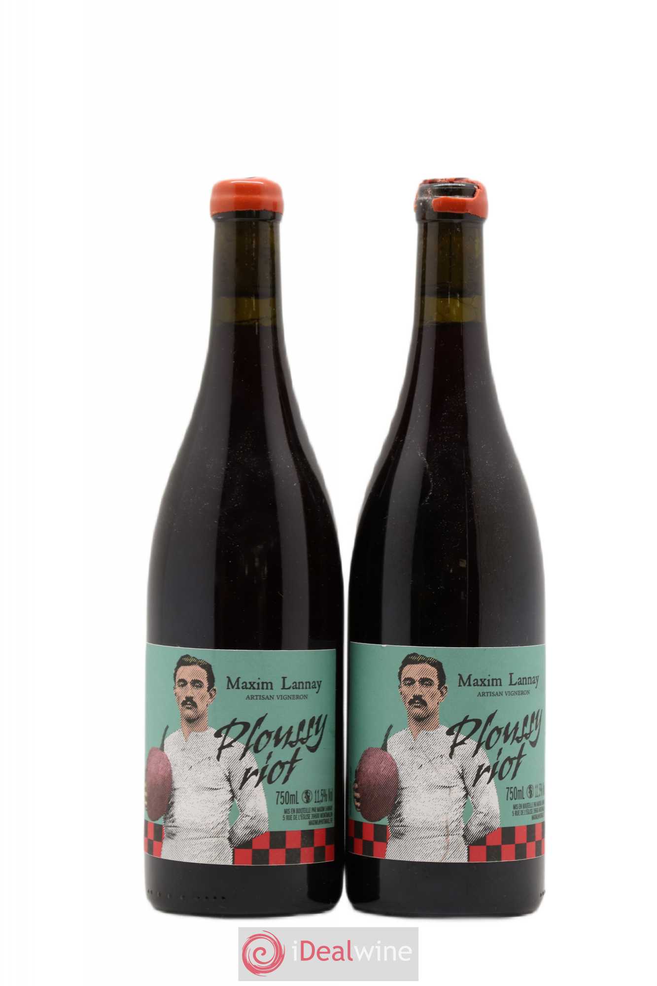 Vin de France Ploussy Riot Maxim Lannay 2018 - Lot de 2 bouteilles - 0