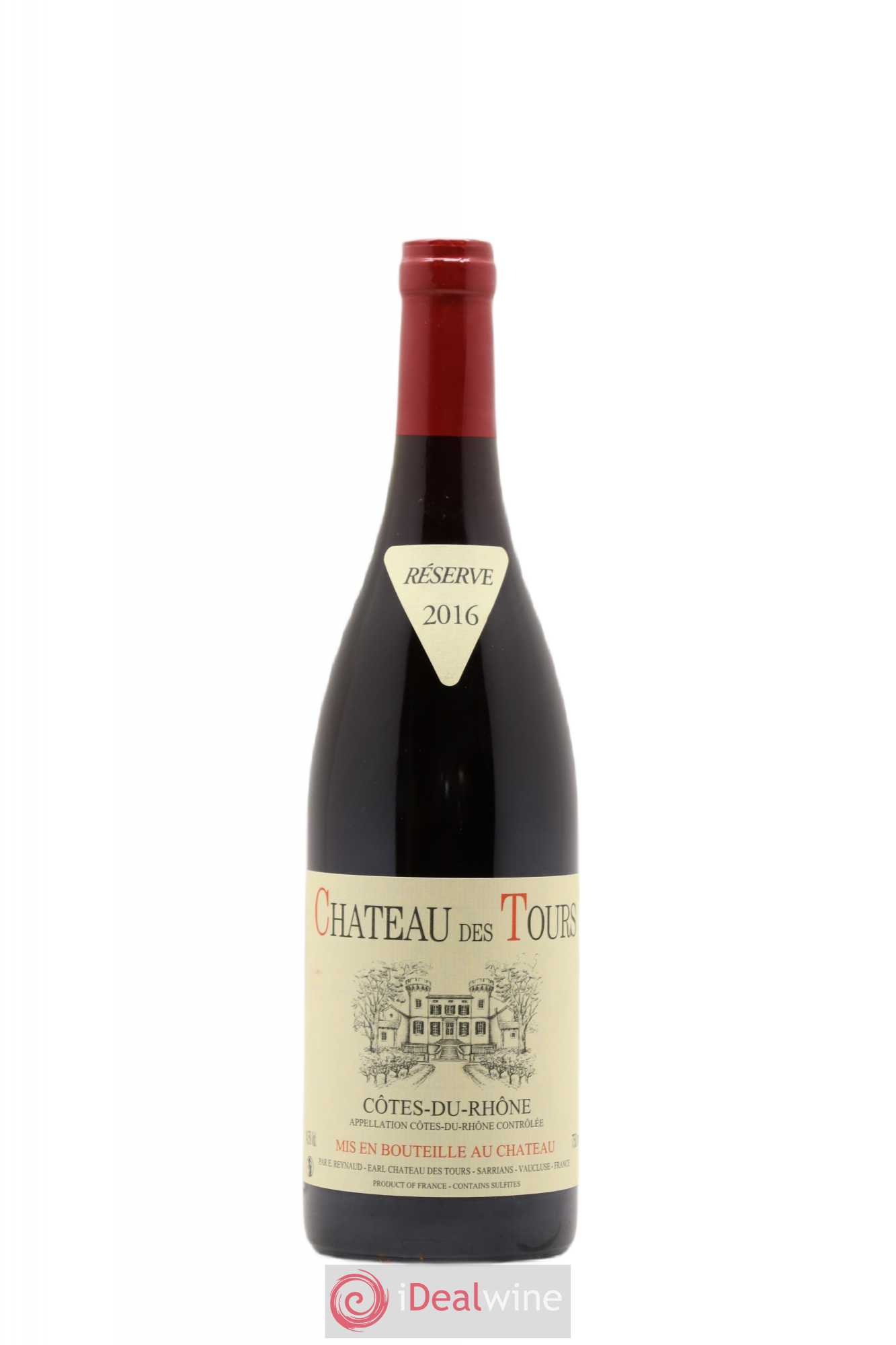 Côtes-du-Rhône Château des Tours Emmanuel Reynaud 2016 - Lot de 1 bouteille - 0