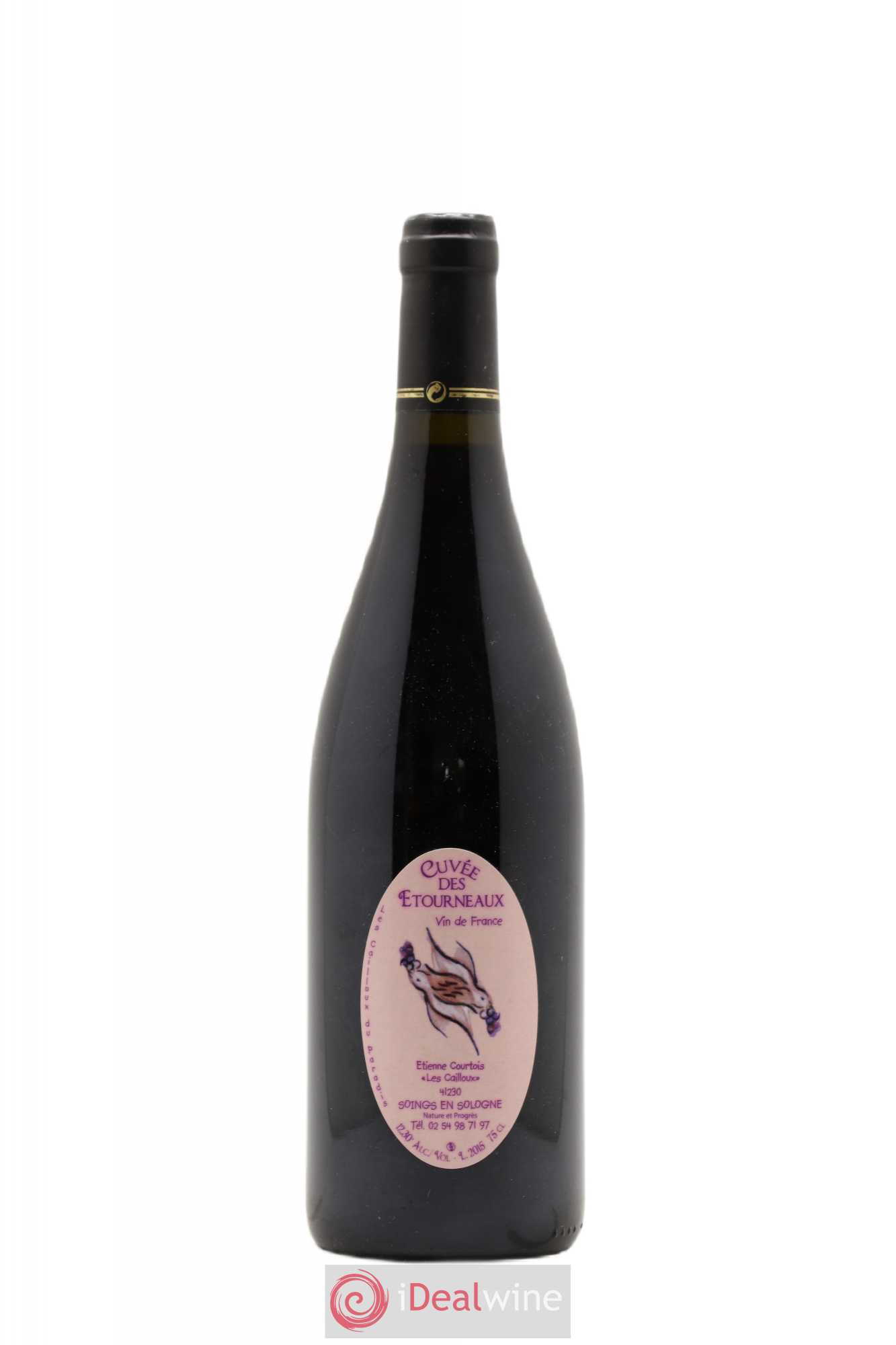 Vin de France Cuvée des Etourneaux Etienne Courtois (sans prix de réserve) 2015 - Posten von 1 Flasche - 0