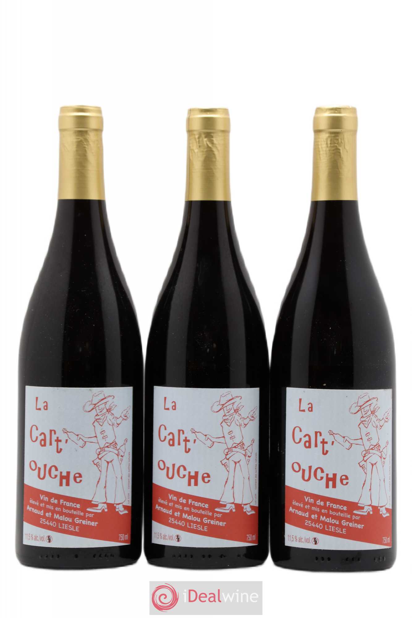 Vin de France La Cartouche Arnaud et Malou Greiner 2019 - Posten von 3 Flaschen - 0