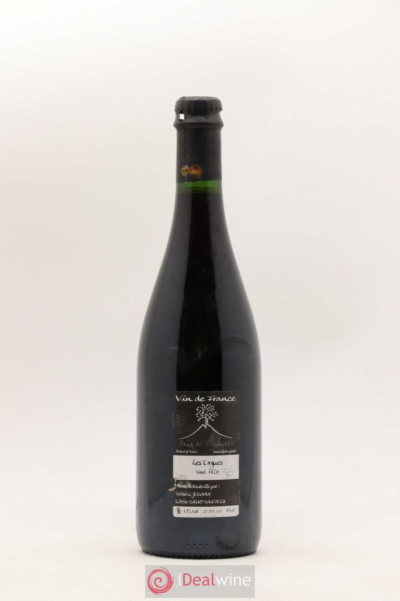 Vin de France Les Orgues Vignoble de l'Arbre Blanc 2018 - Lot de 1 bouteille - 1