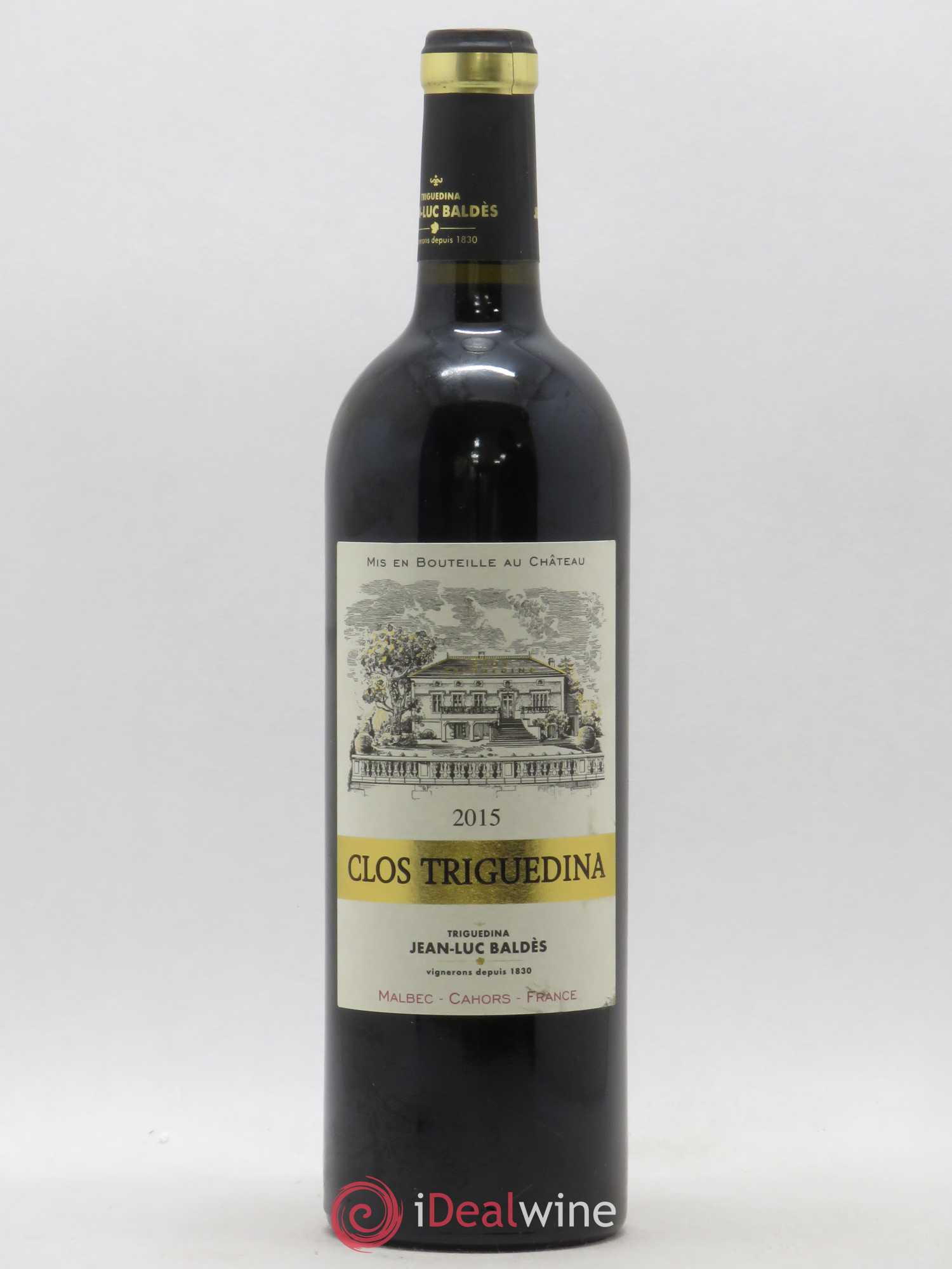 Cahors Clos Triguedina Jean-Luc Baldès (sans prix de réserve) 2015 - Lot de 1 bouteille - 0