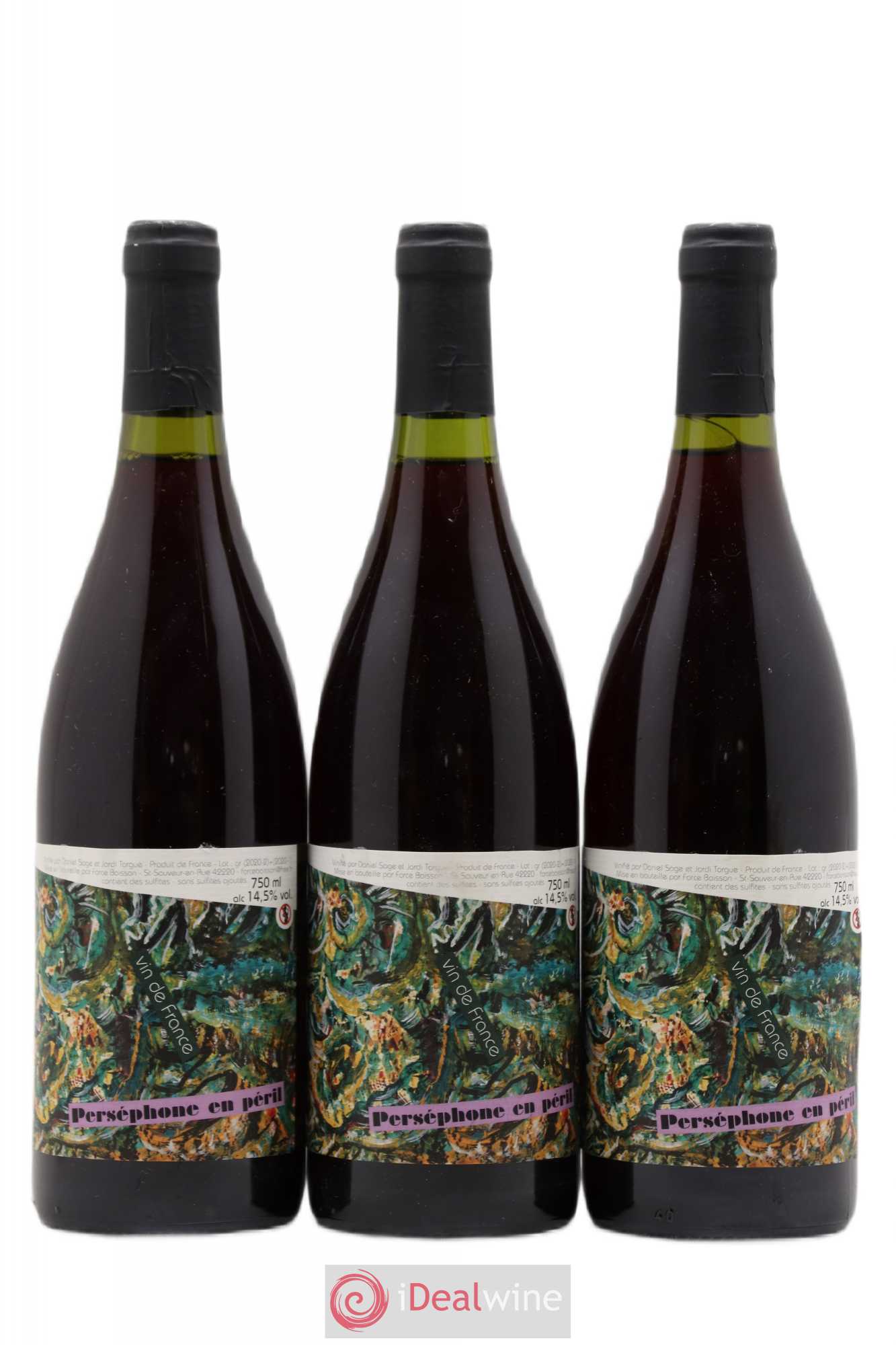 Vin de France Persephone en Peril Daniel Sage 2019-2018 - Lot de 3 bouteilles - 0