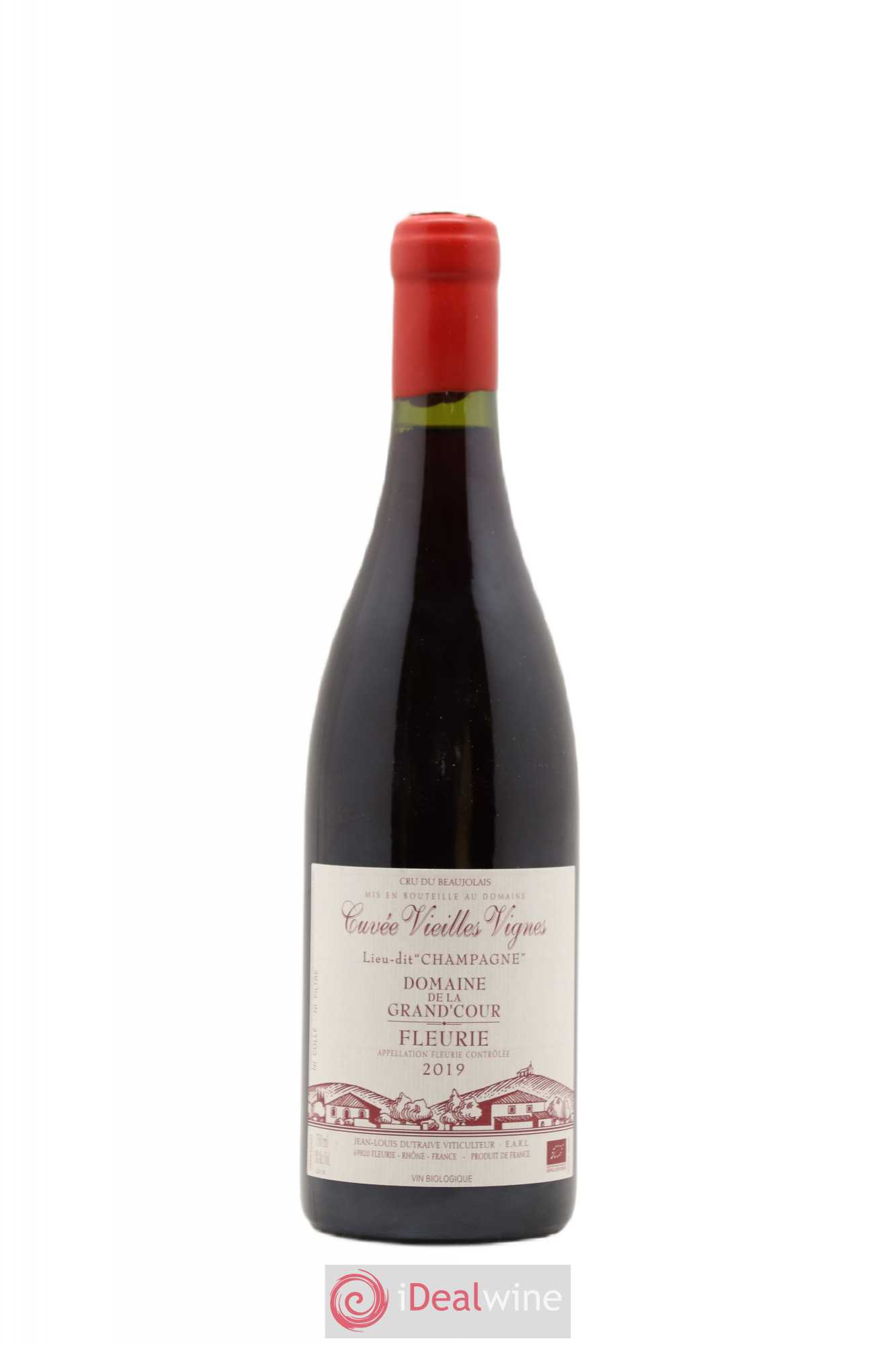 Fleurie Champagne - Cuvée Vieilles Vignes Grand'cour (Domaine de la) - Jean-Louis Dutraive 2019 - Lot de 1 bouteille - 0