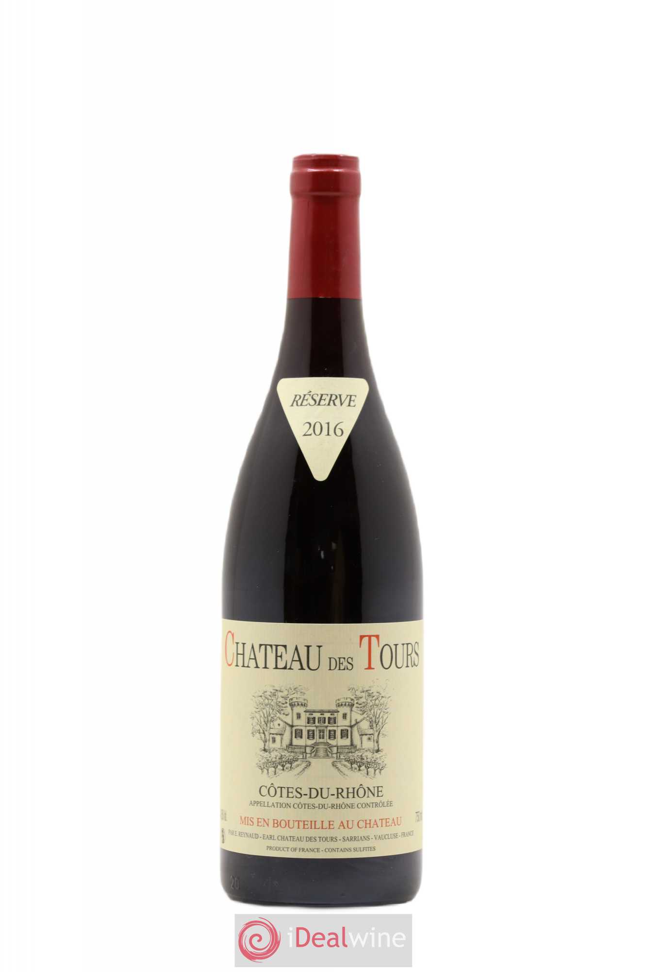 Côtes-du-Rhône Château des Tours Emmanuel Reynaud 2016 - Lot de 1 bouteille - 0