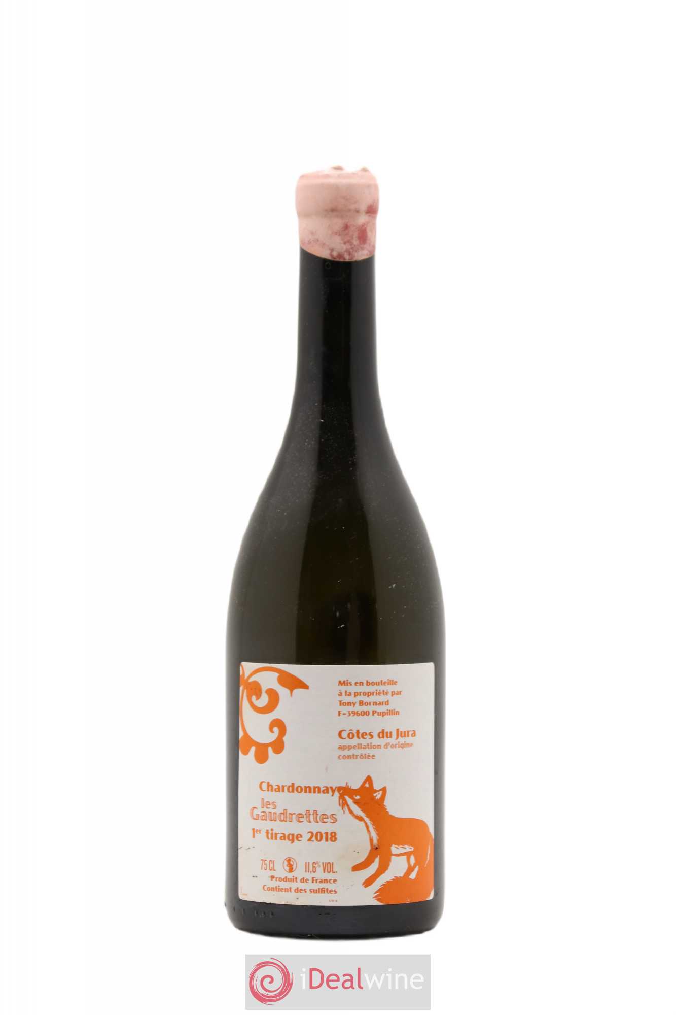 Côtes du Jura Les Gaudrettes 1er tirage Philippe Bornard 2018 - Posten von 1 Flasche - 0
