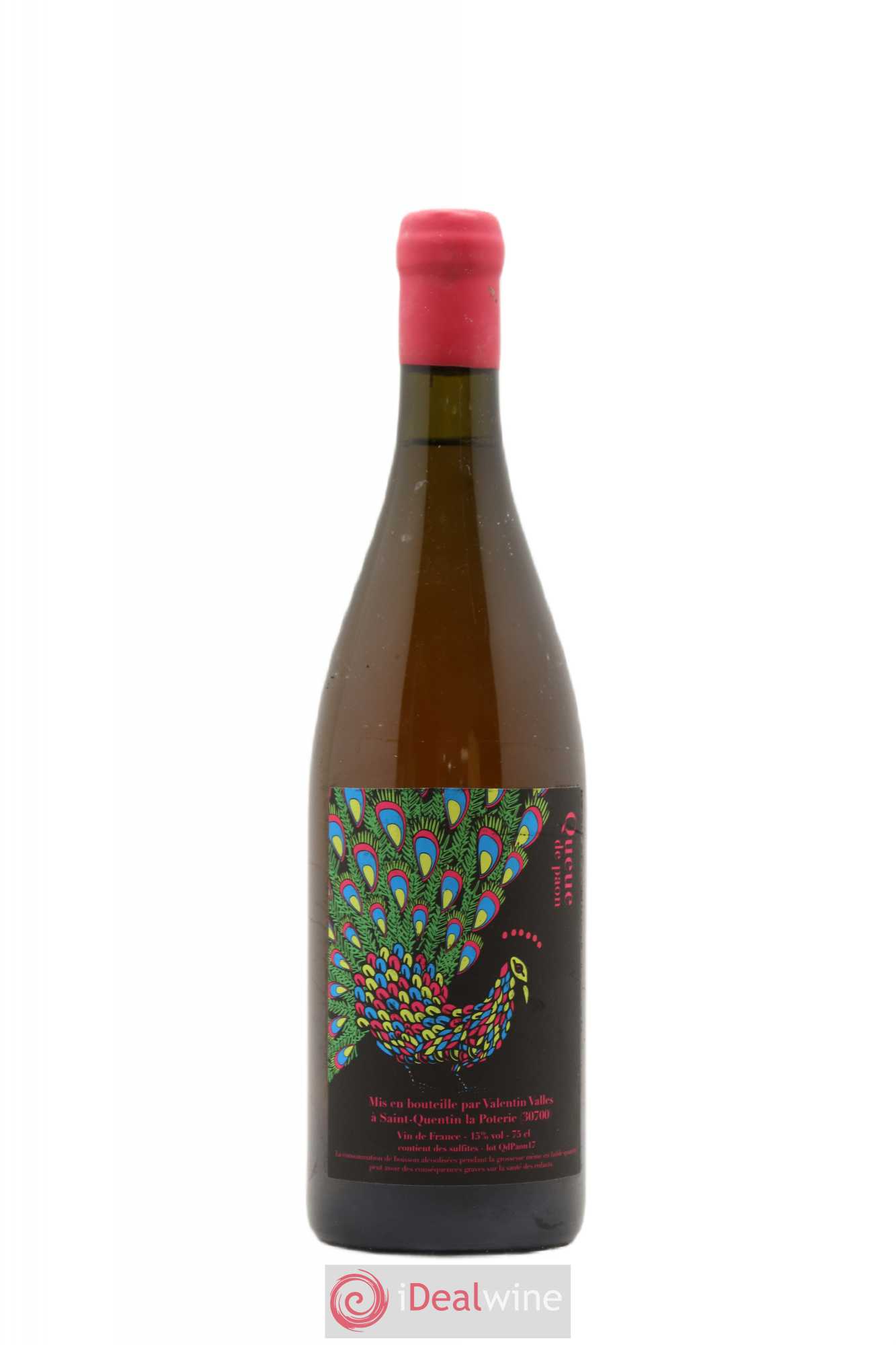 Vin de France Queue de Paon Valentin Valles 2017 - Posten von 1 Flasche - 0