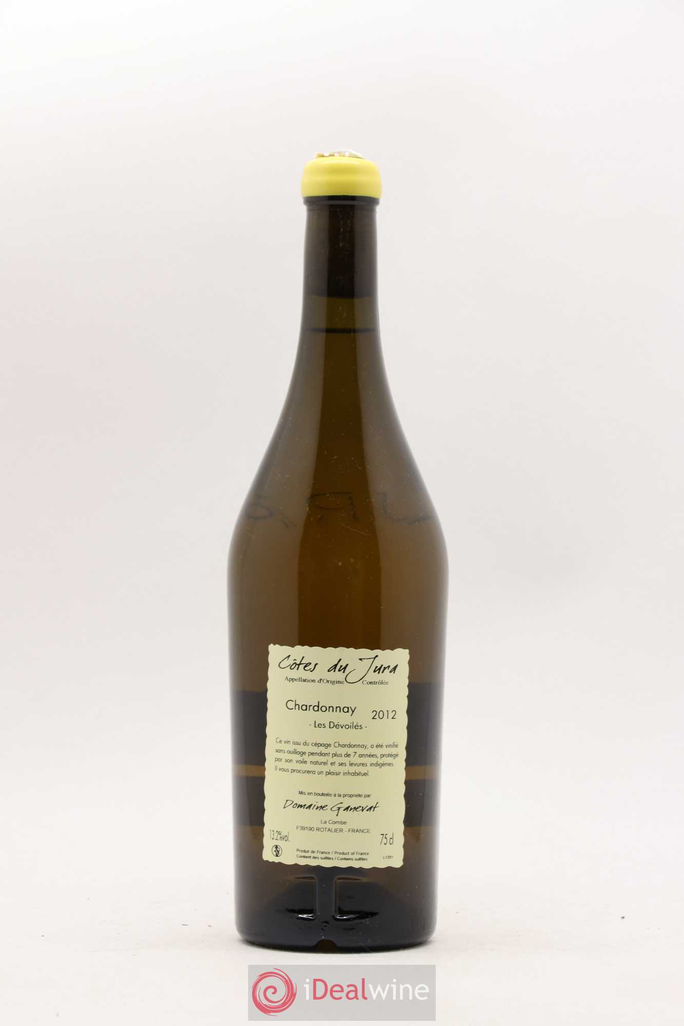 Côtes du Jura Les Dévoilés Jean-François Ganevat (Domaine) 2012 - Lot de 1 bouteille - 1