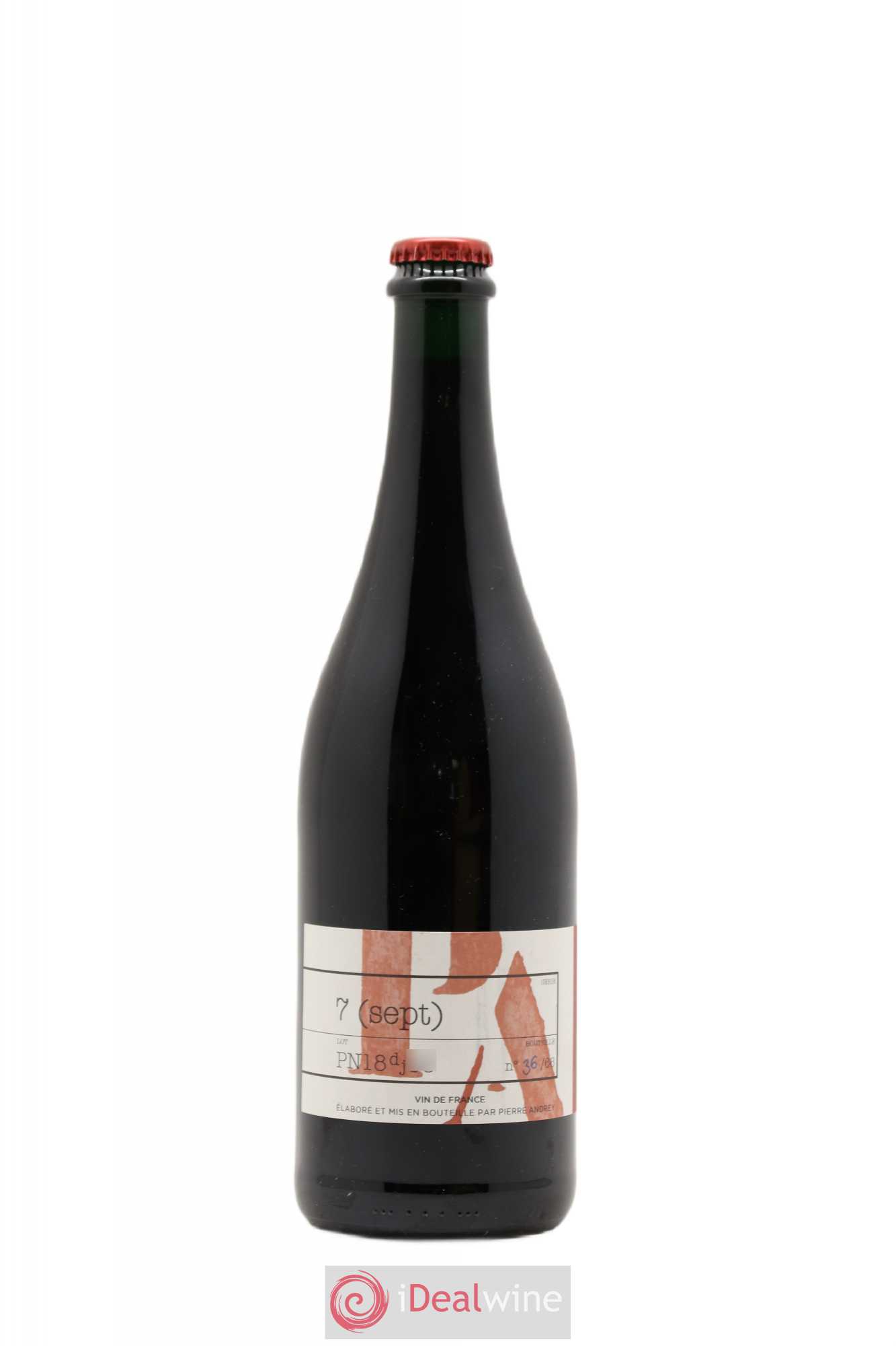 Vin de France 7 (sept) Pierre Andrey 2018 - Posten von 1 Flasche - 0